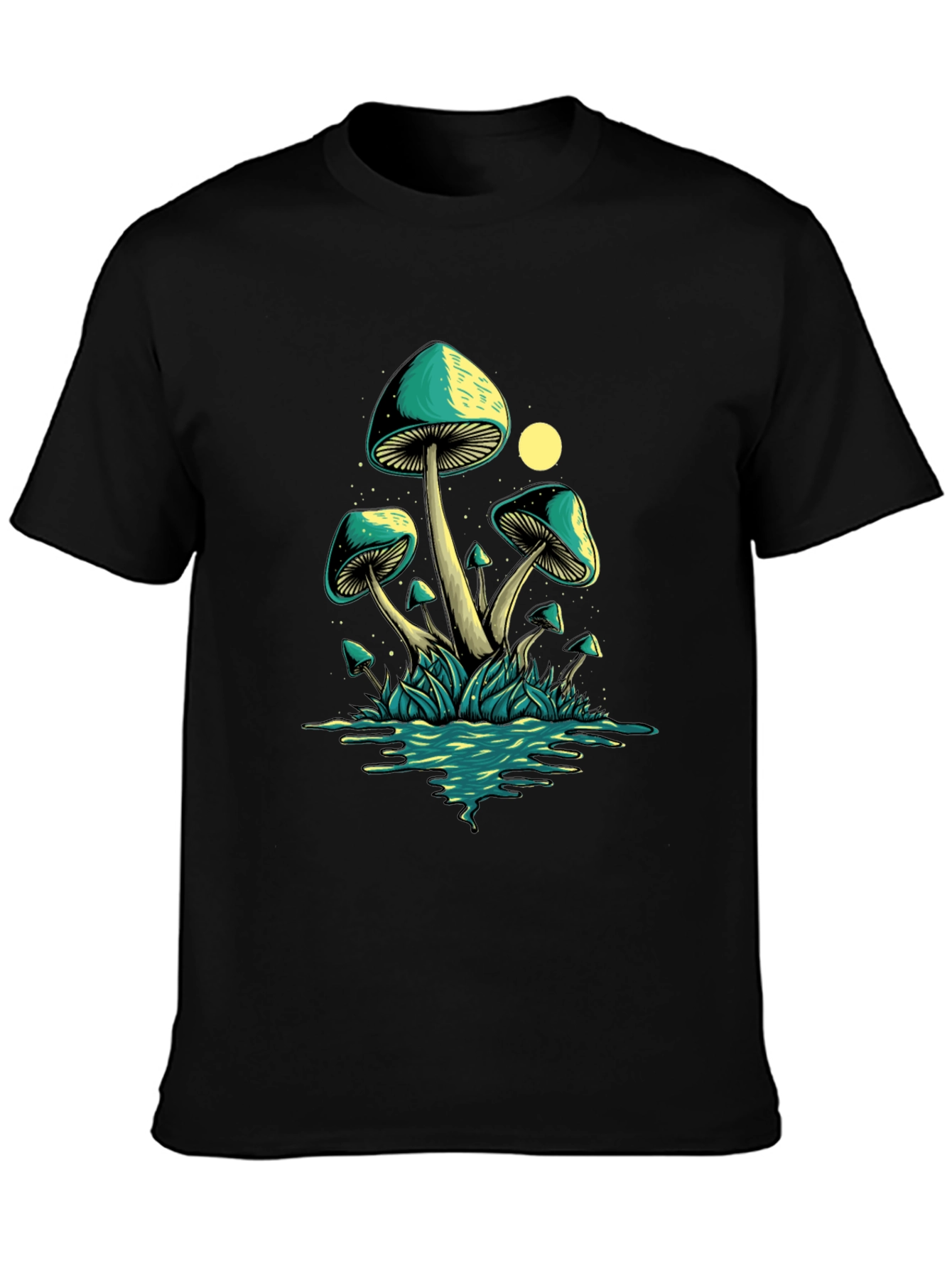 Mushroom Graphic Tee - Glow in the Dark Print