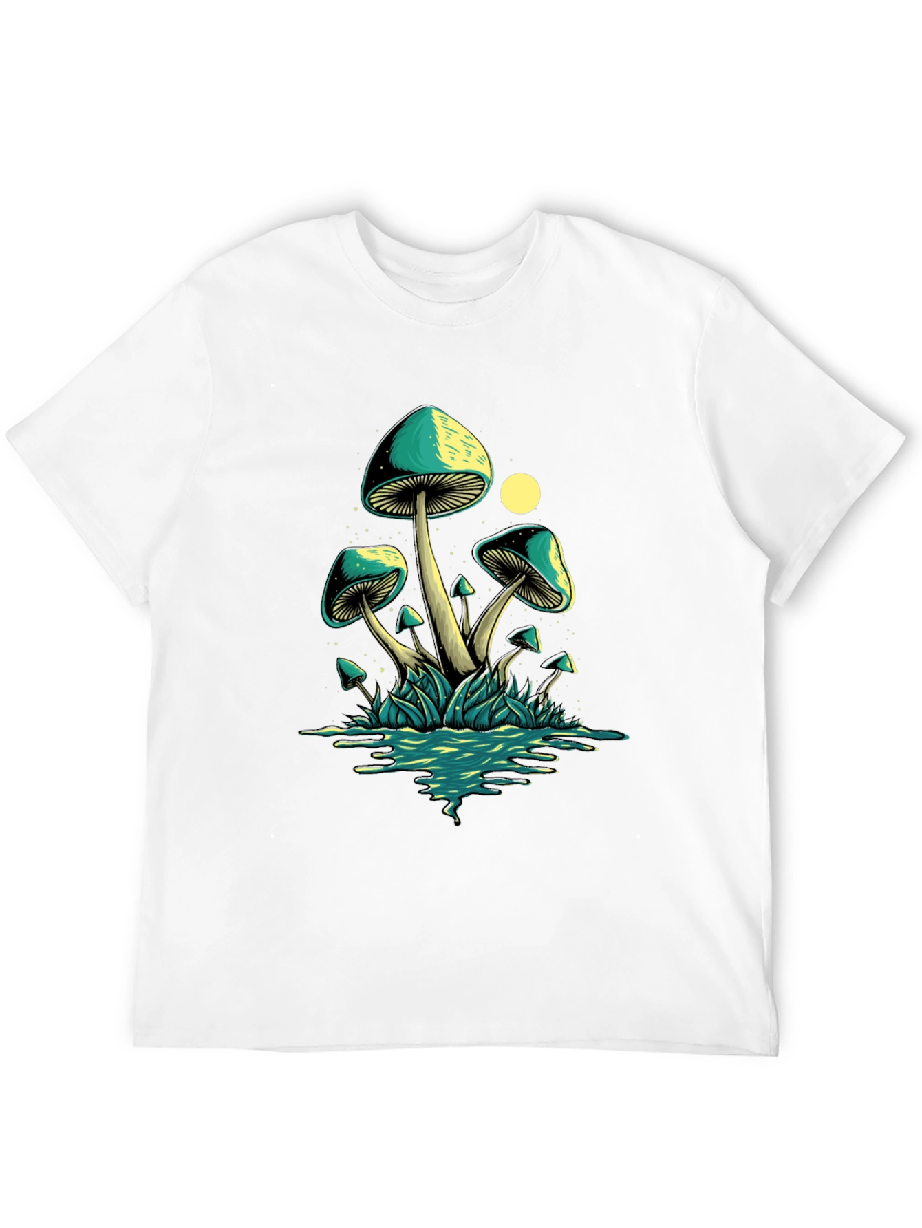 Mushroom Graphic Tee - Glow in the Dark Print
