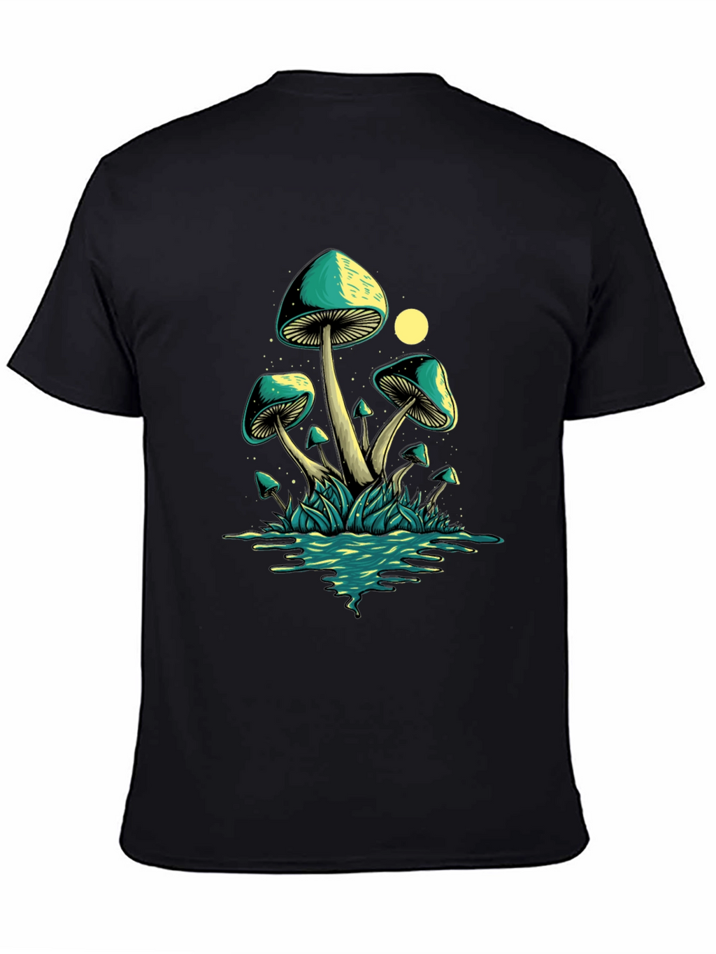 Mushroom Graphic Tee - Glow in the Dark Print