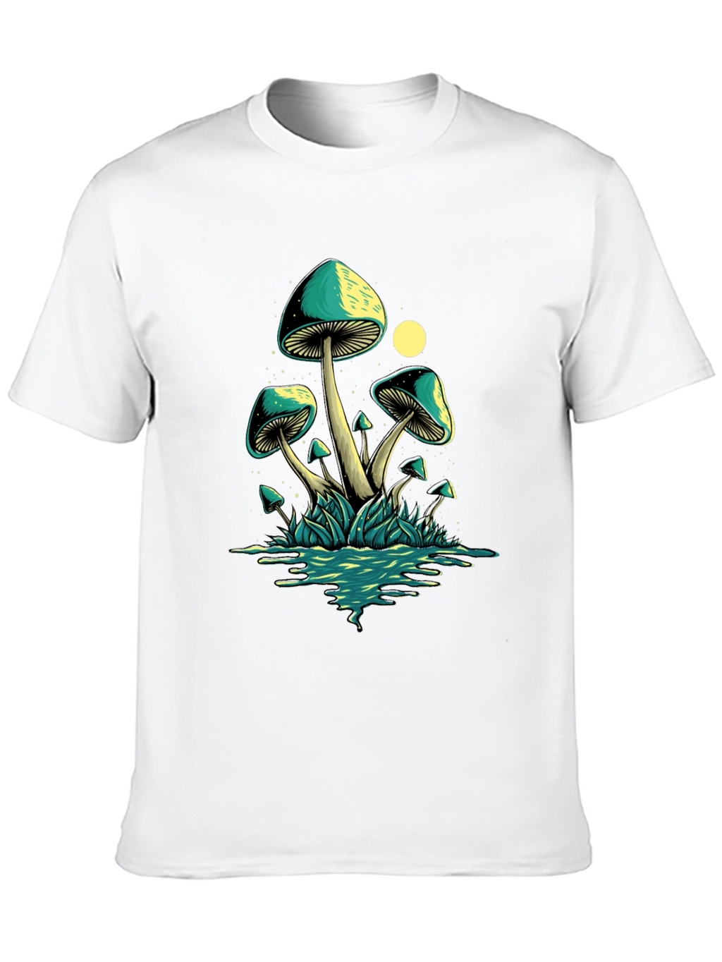 Mushroom Graphic Tee - Glow in the Dark Print
