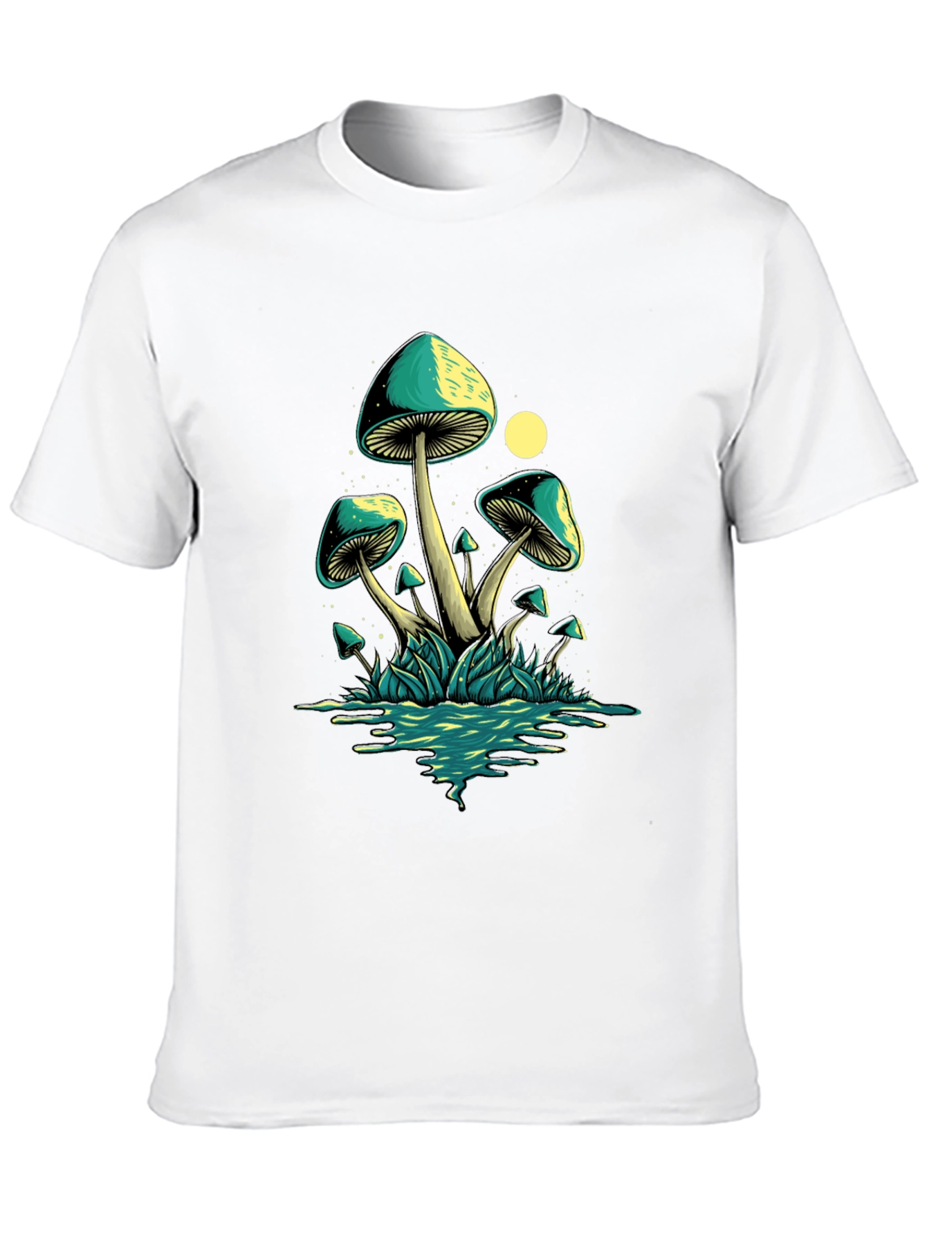 Mushroom Graphic Tee - Glow in the Dark Print