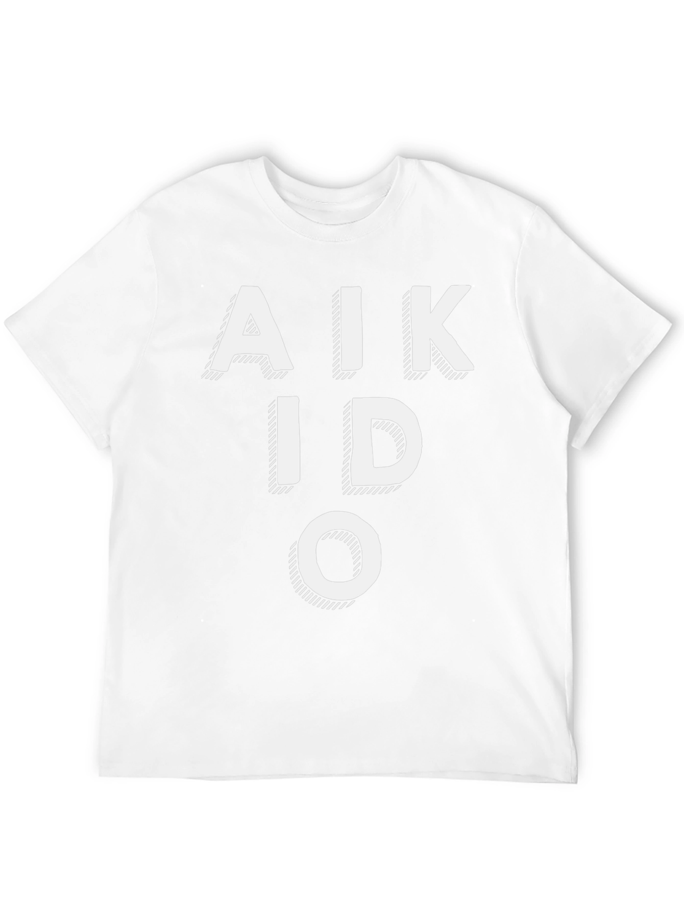 Aikido Black T-Shirt Martial Arts Style