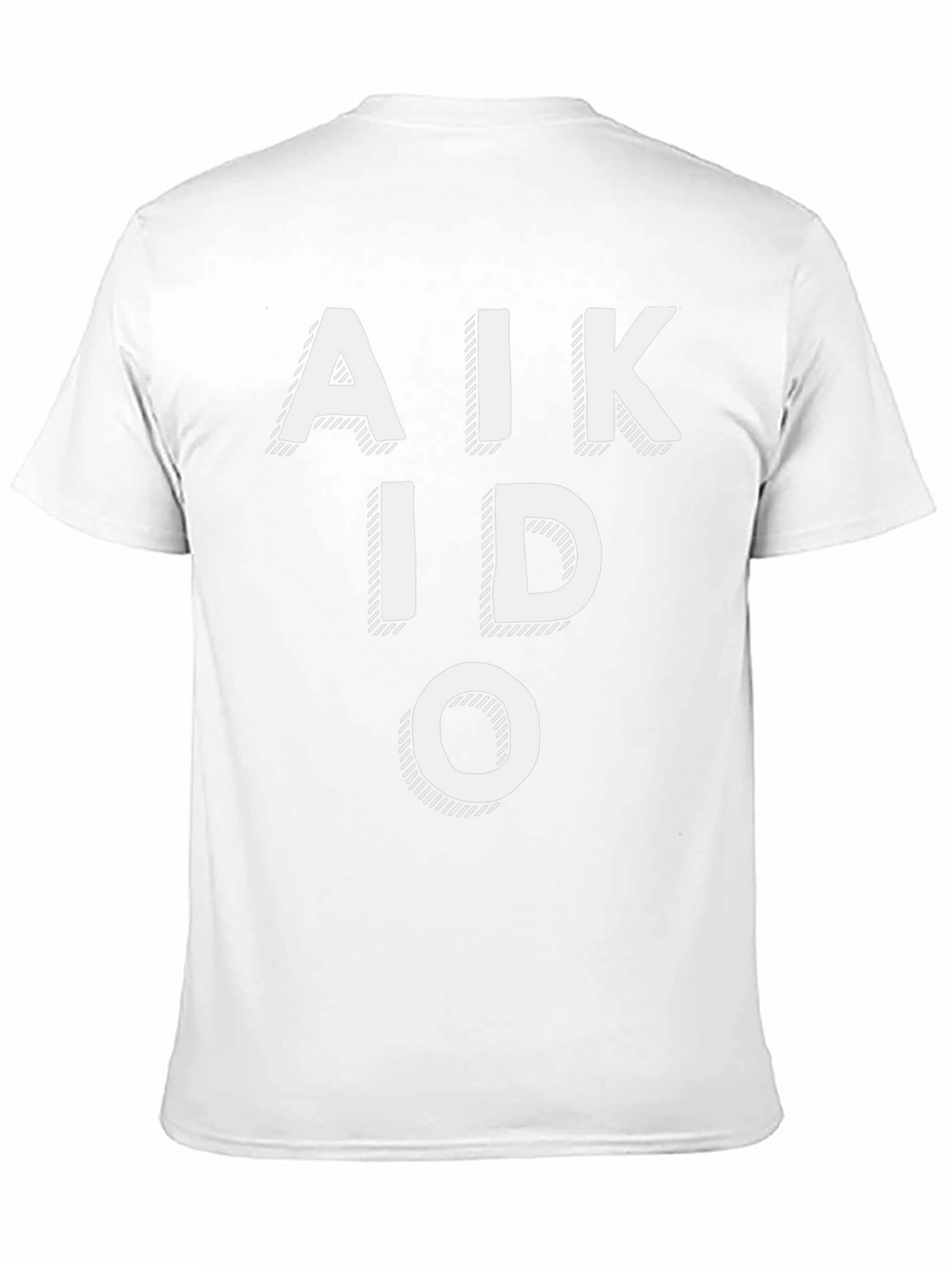 Aikido Black T-Shirt Martial Arts Style