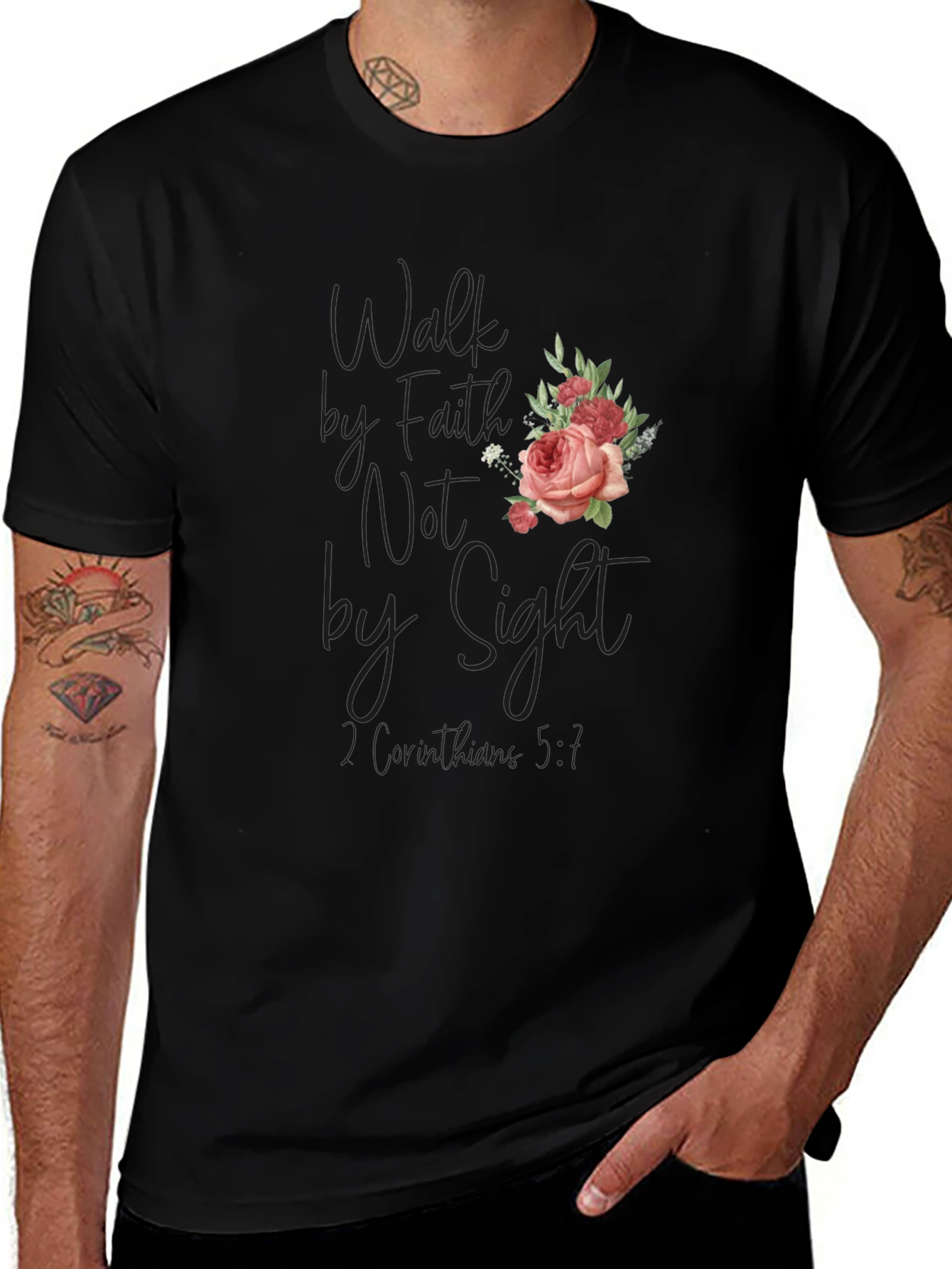Walk By Faith Graphic T-Shirt
