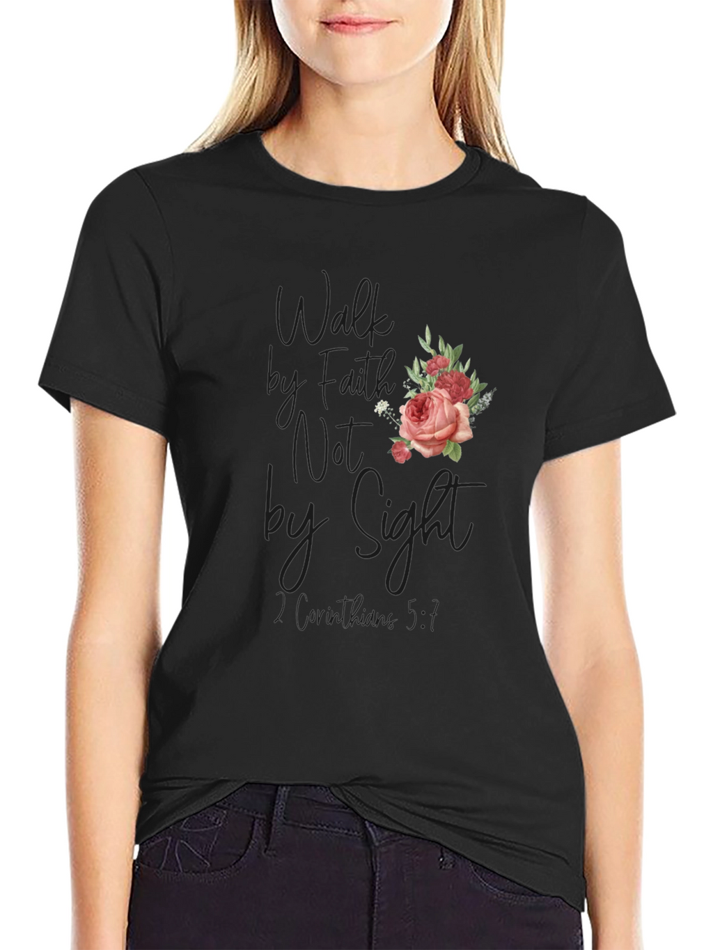 Walk By Faith Graphic T-Shirt