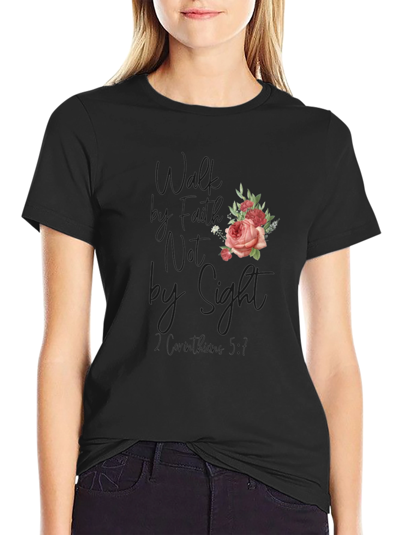 Walk By Faith Graphic T-Shirt