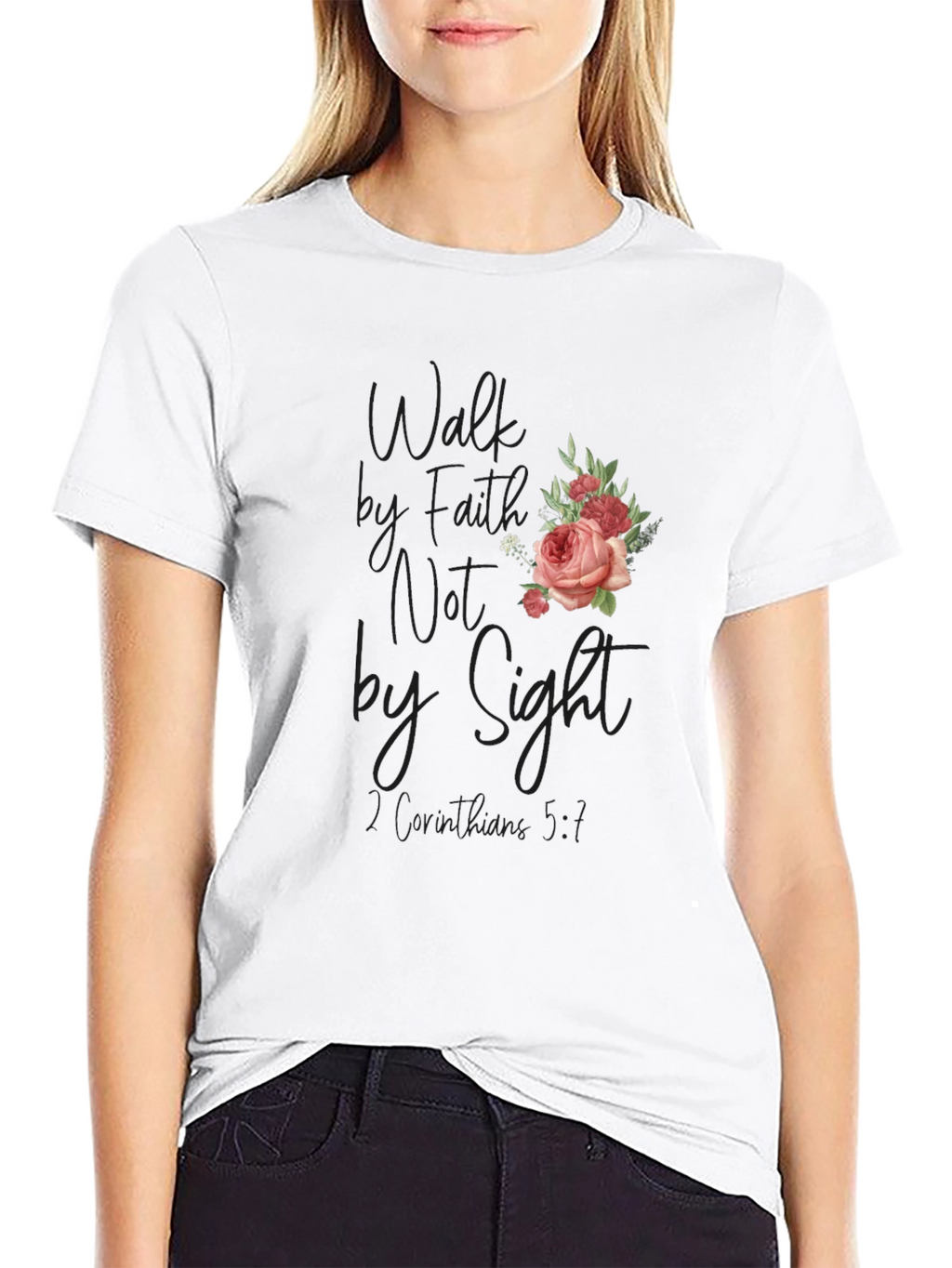 Walk By Faith Graphic T-Shirt