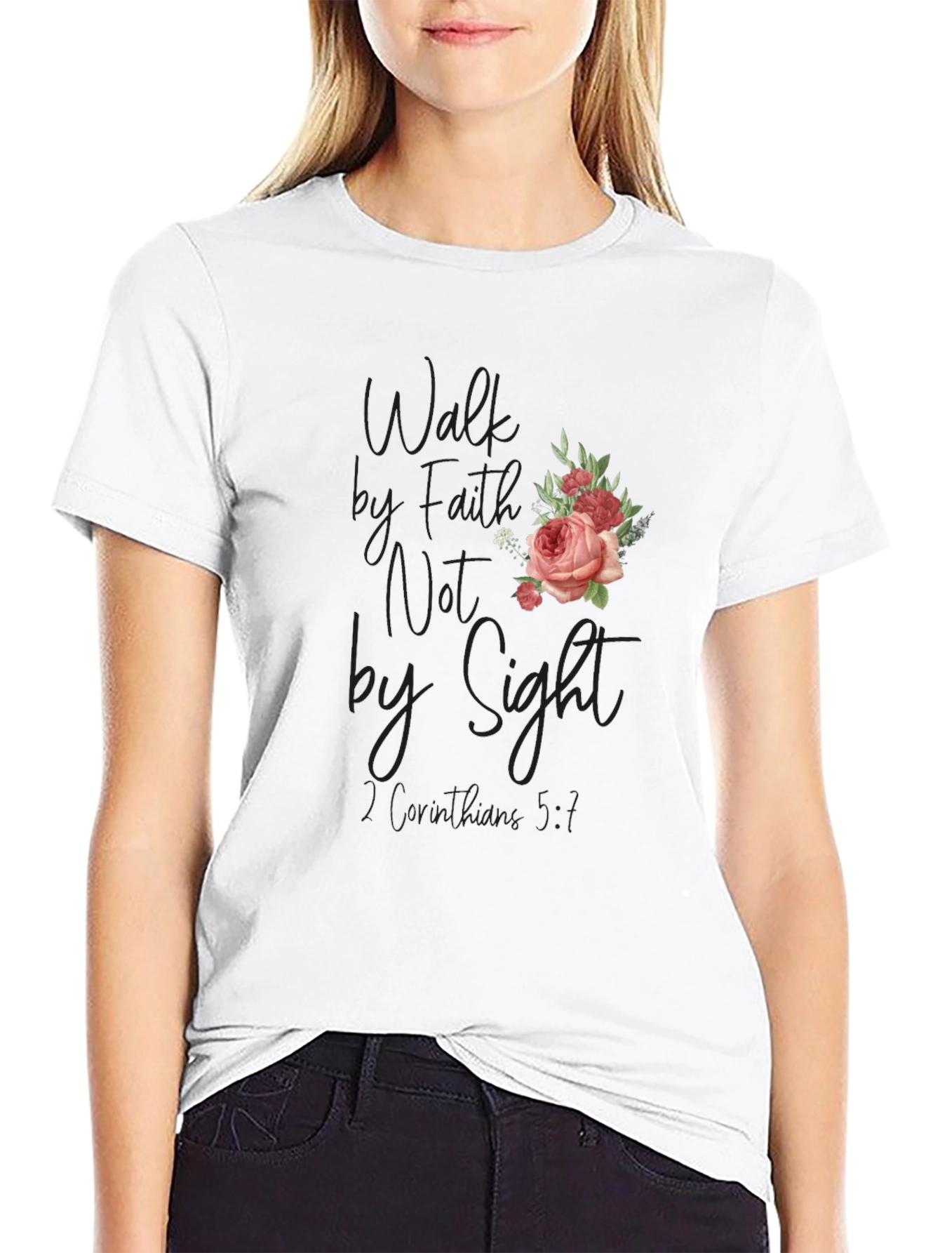 Walk By Faith Graphic T-Shirt