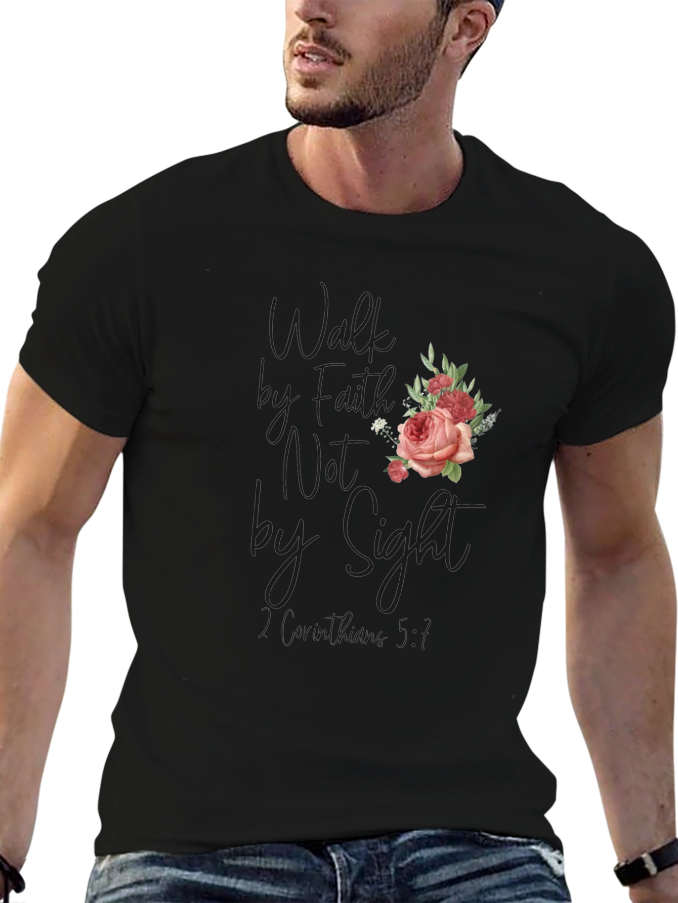 Walk By Faith Graphic T-Shirt