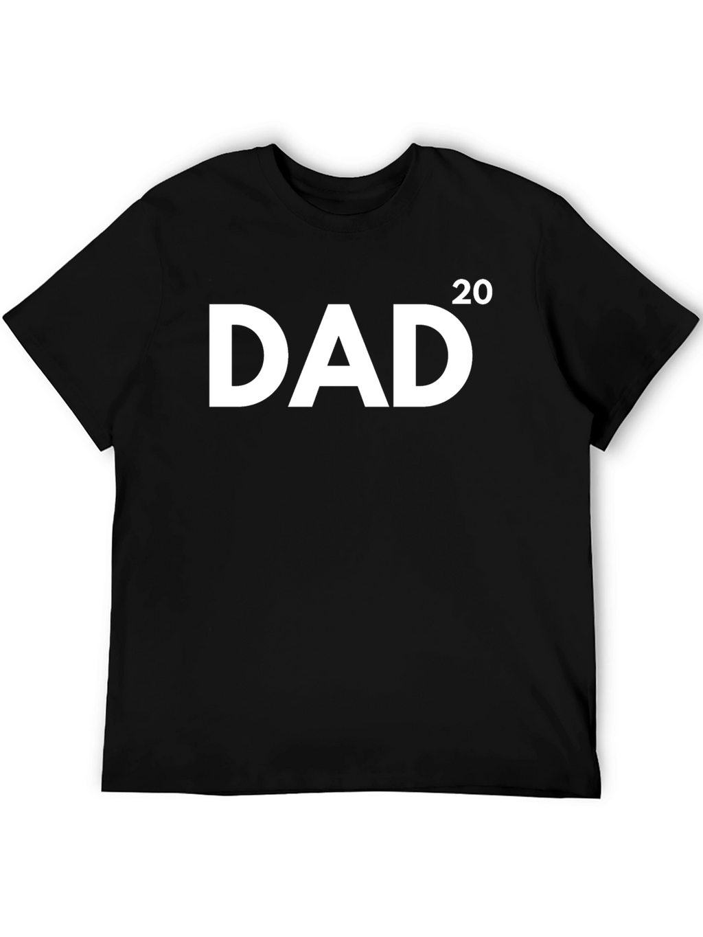 DAD 2020 Black Cotton T-Shirt