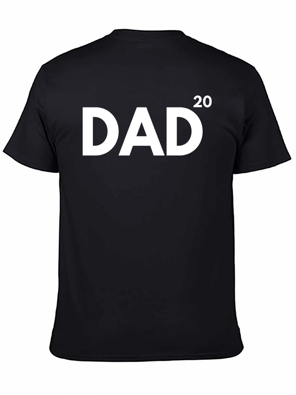 DAD 2020 Black Cotton T-Shirt