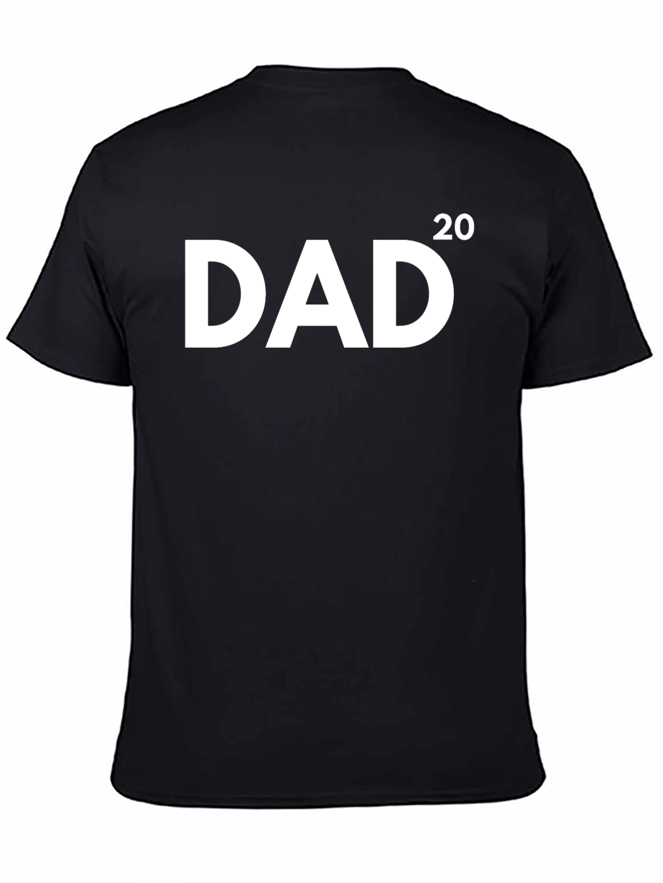 DAD 2020 Black Cotton T-Shirt