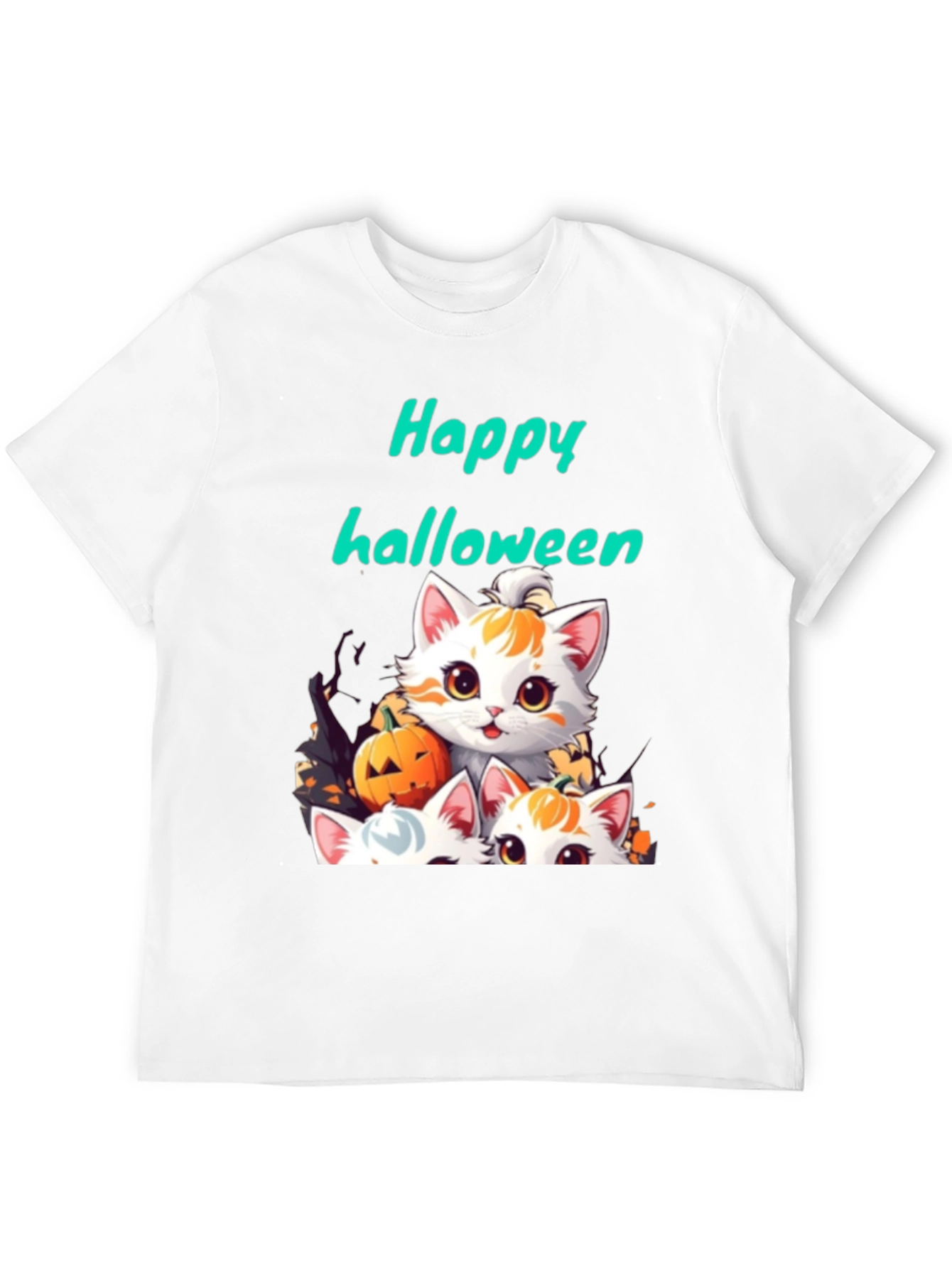 Halloween Cats Graphic Tee - Spooky Season