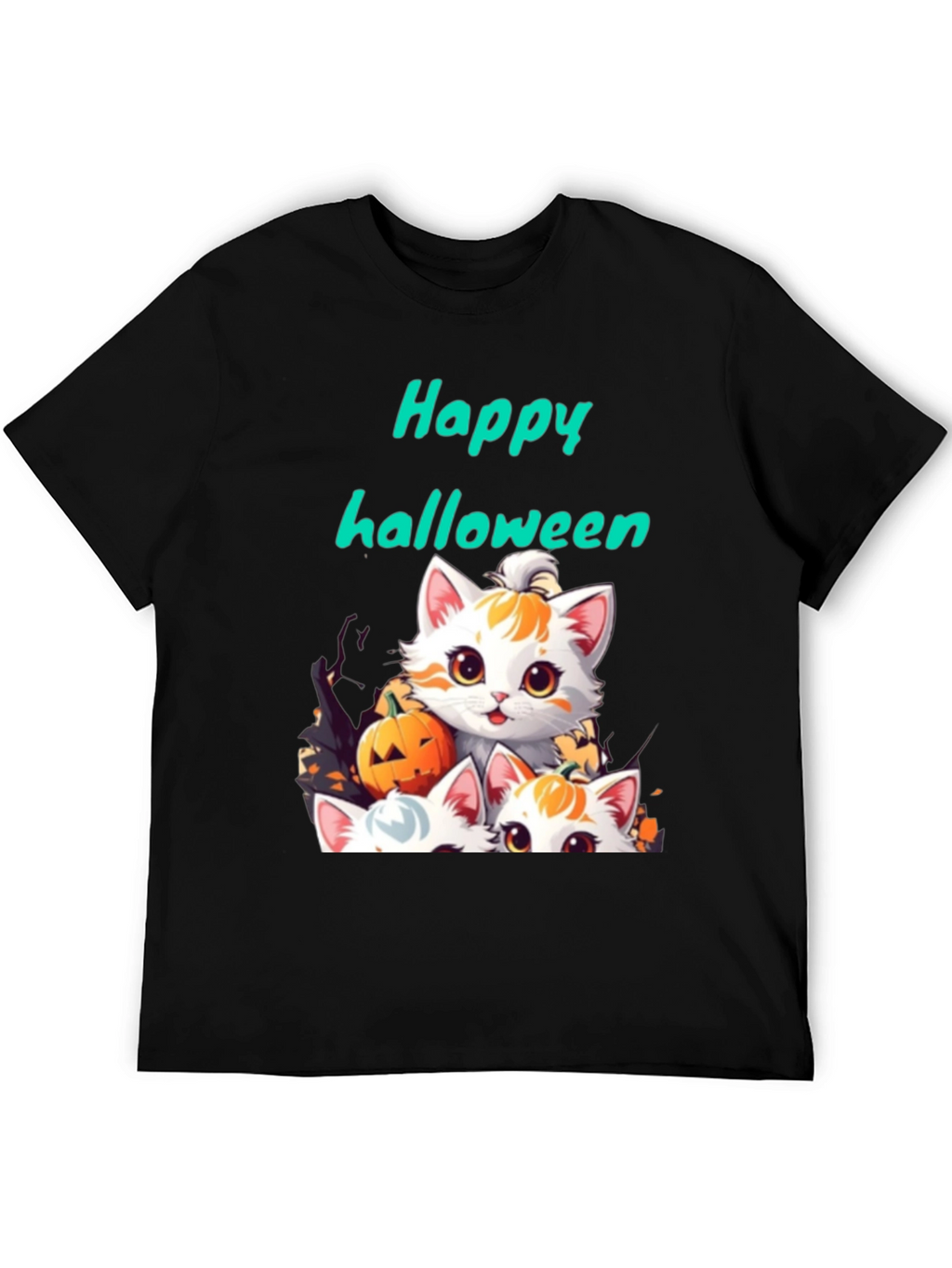 Halloween Cats Graphic Tee - Spooky Season