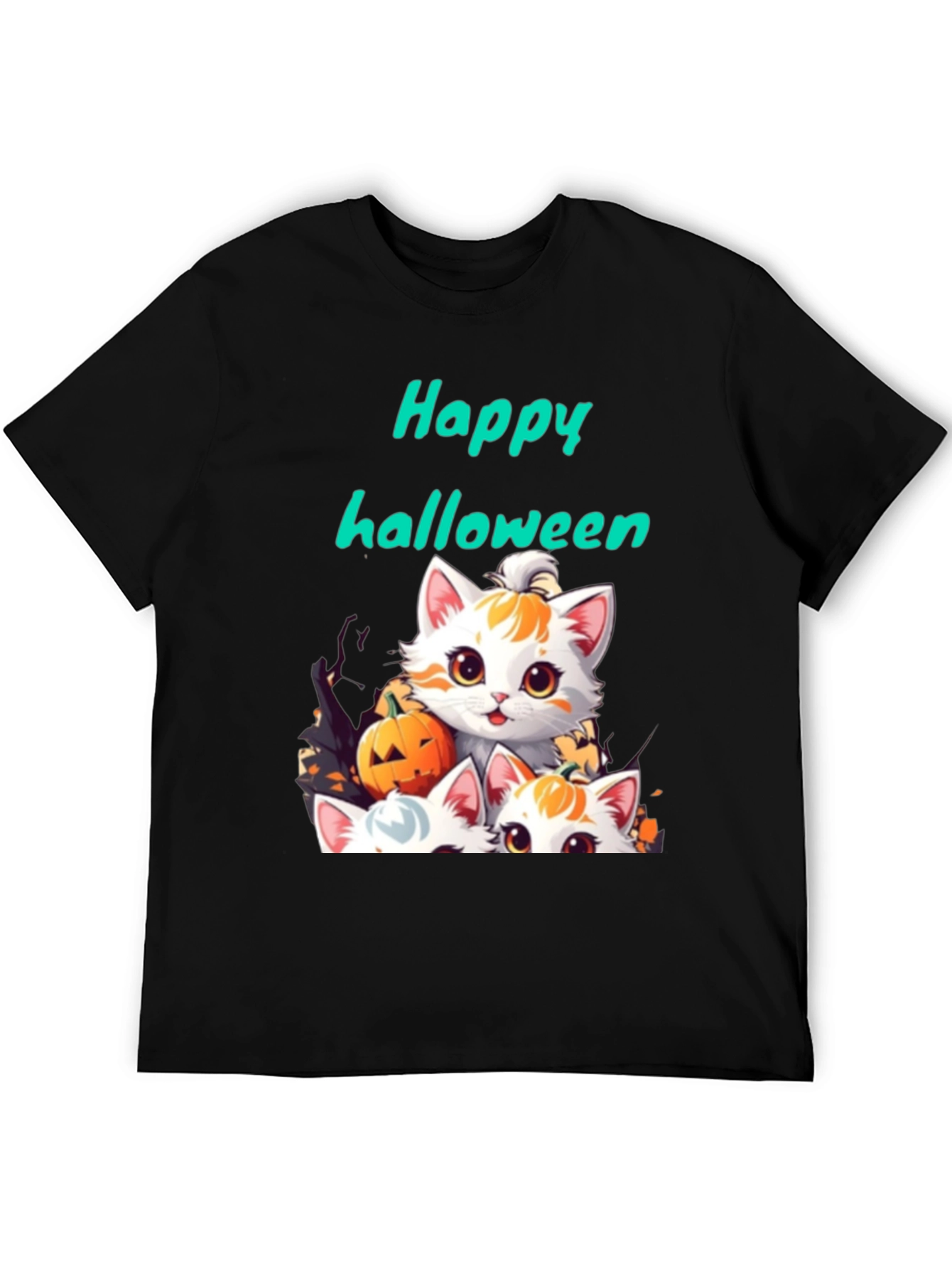 Halloween Cats Graphic Tee - Spooky Season