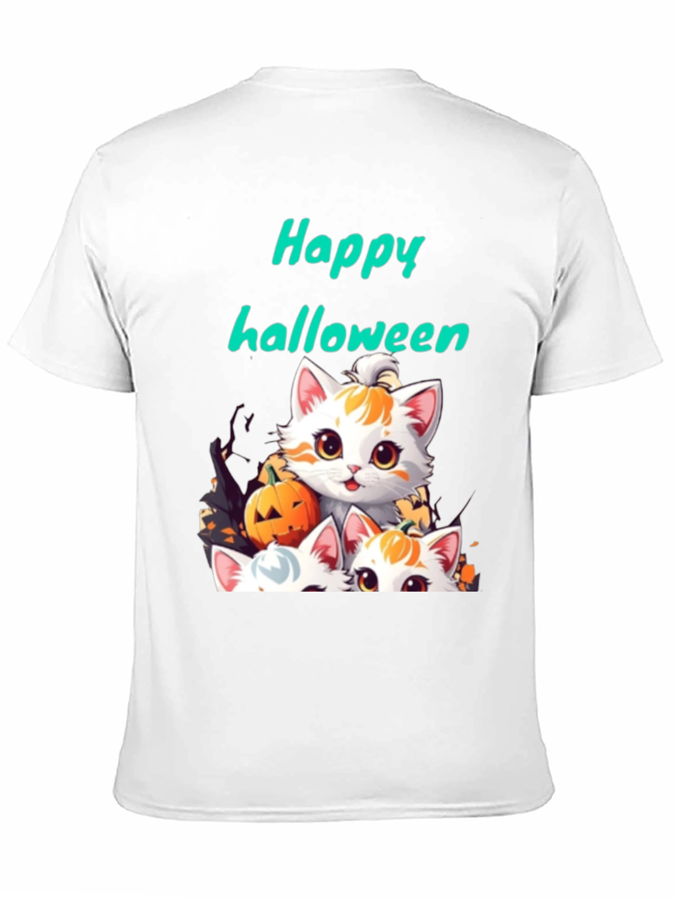 Halloween Cats Graphic Tee - Spooky Season