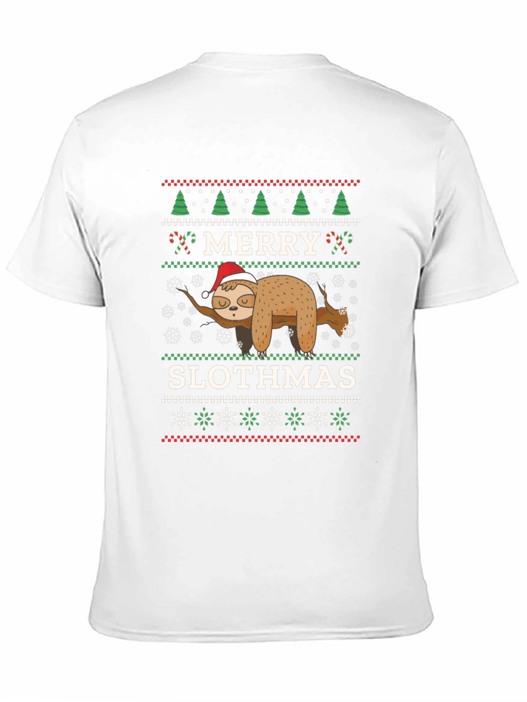 Merry Slothmas Ugly Christmas T-Shirt