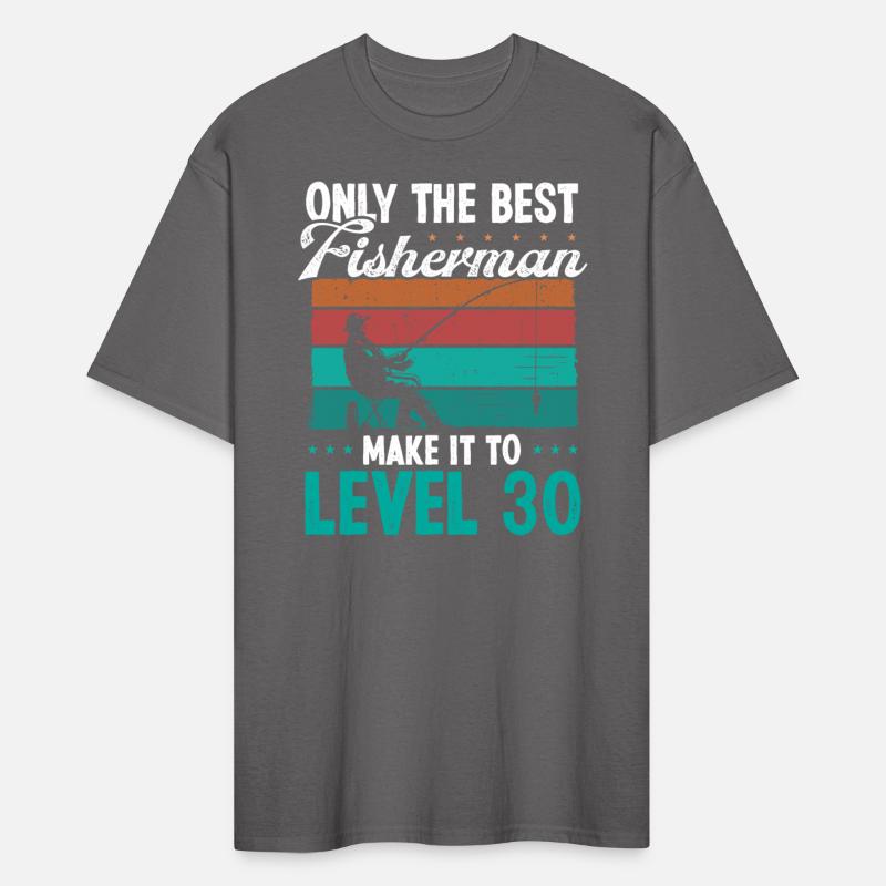 30 Fishing Level 30 Year Old Angler Fisherman