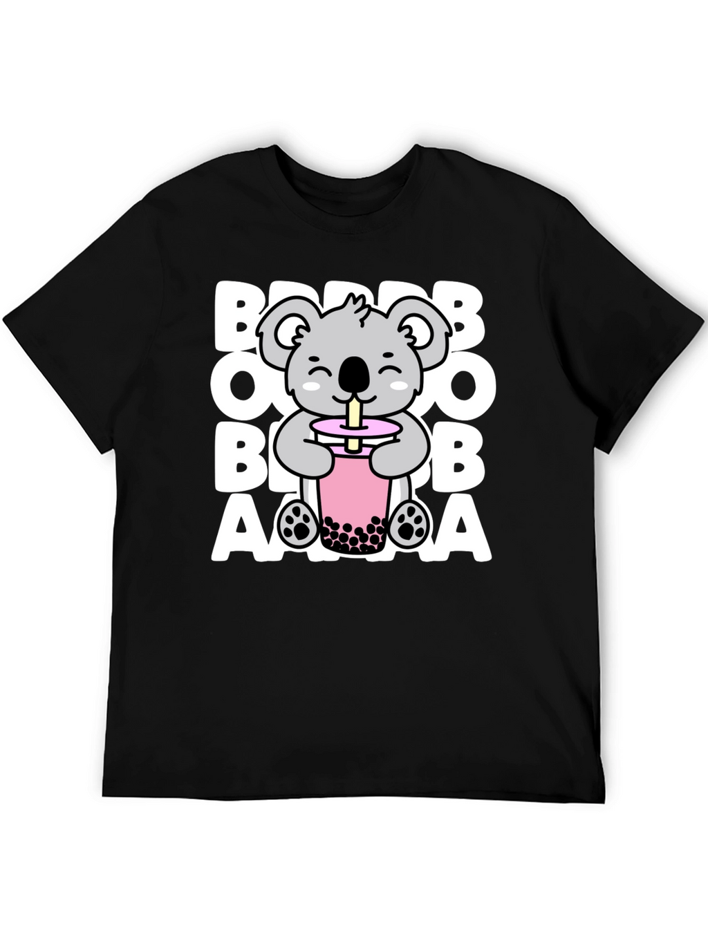 Cute Koala Boba Tea Graphic Tee