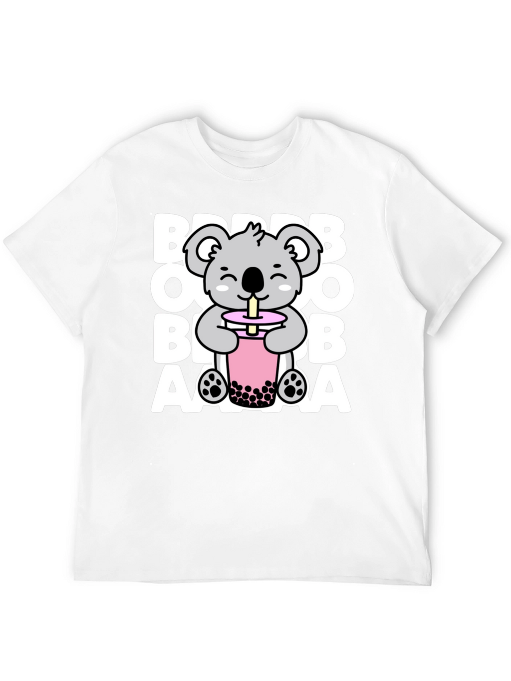 Cute Koala Boba Tea Graphic Tee