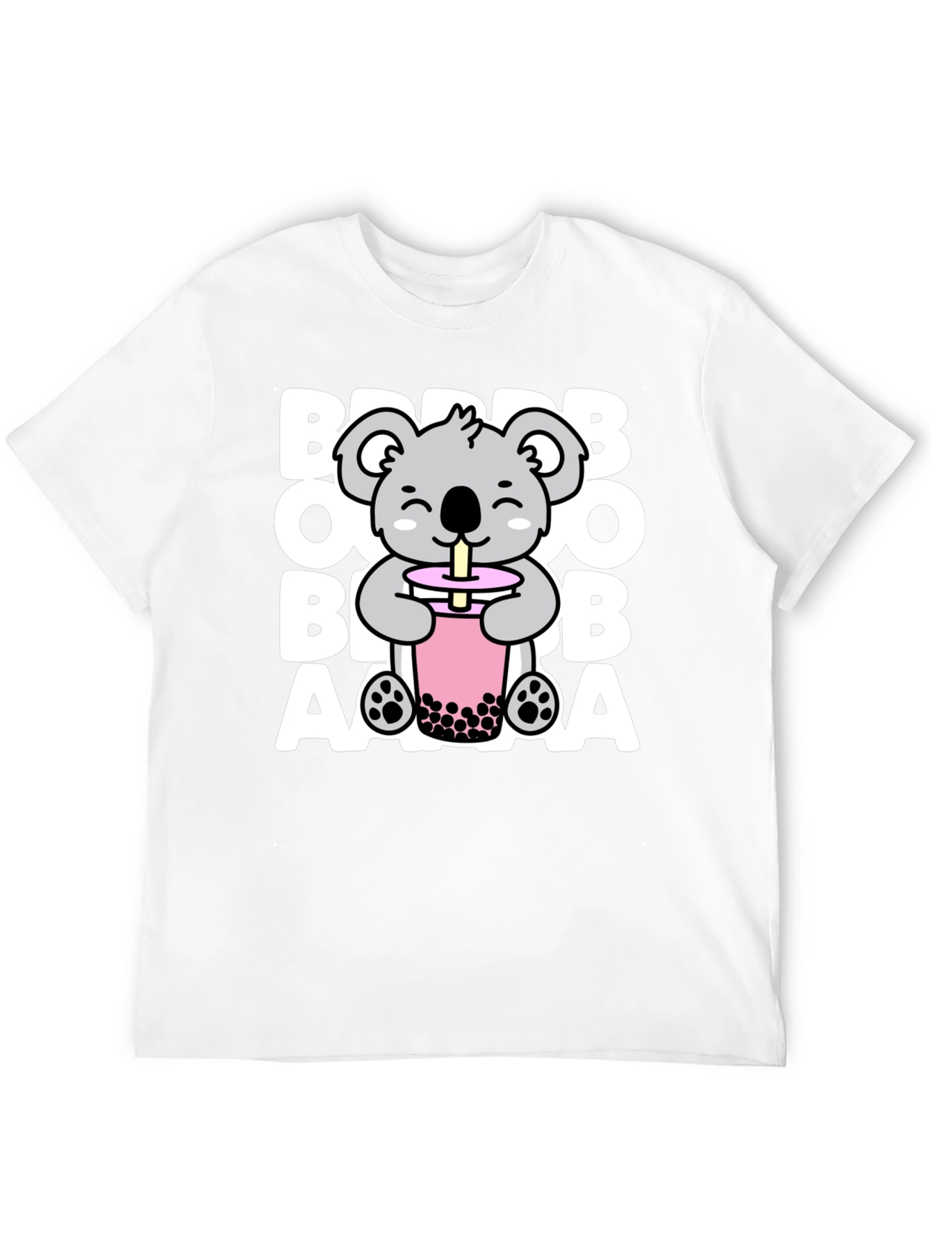 Cute Koala Boba Tea Graphic Tee