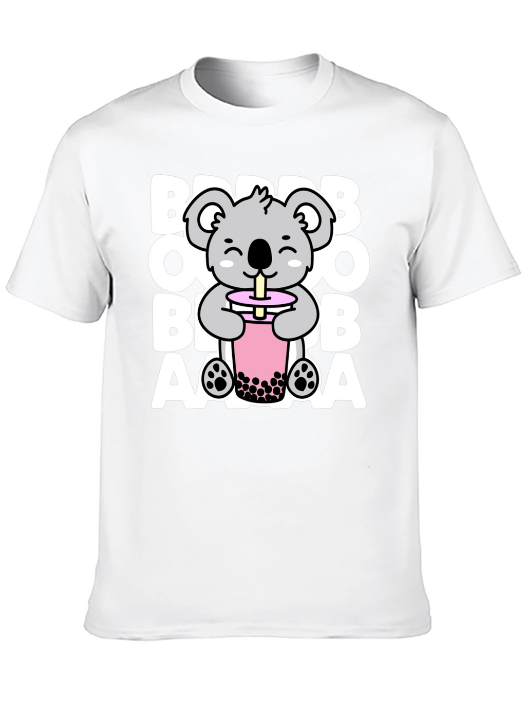 Cute Koala Boba Tea Graphic Tee