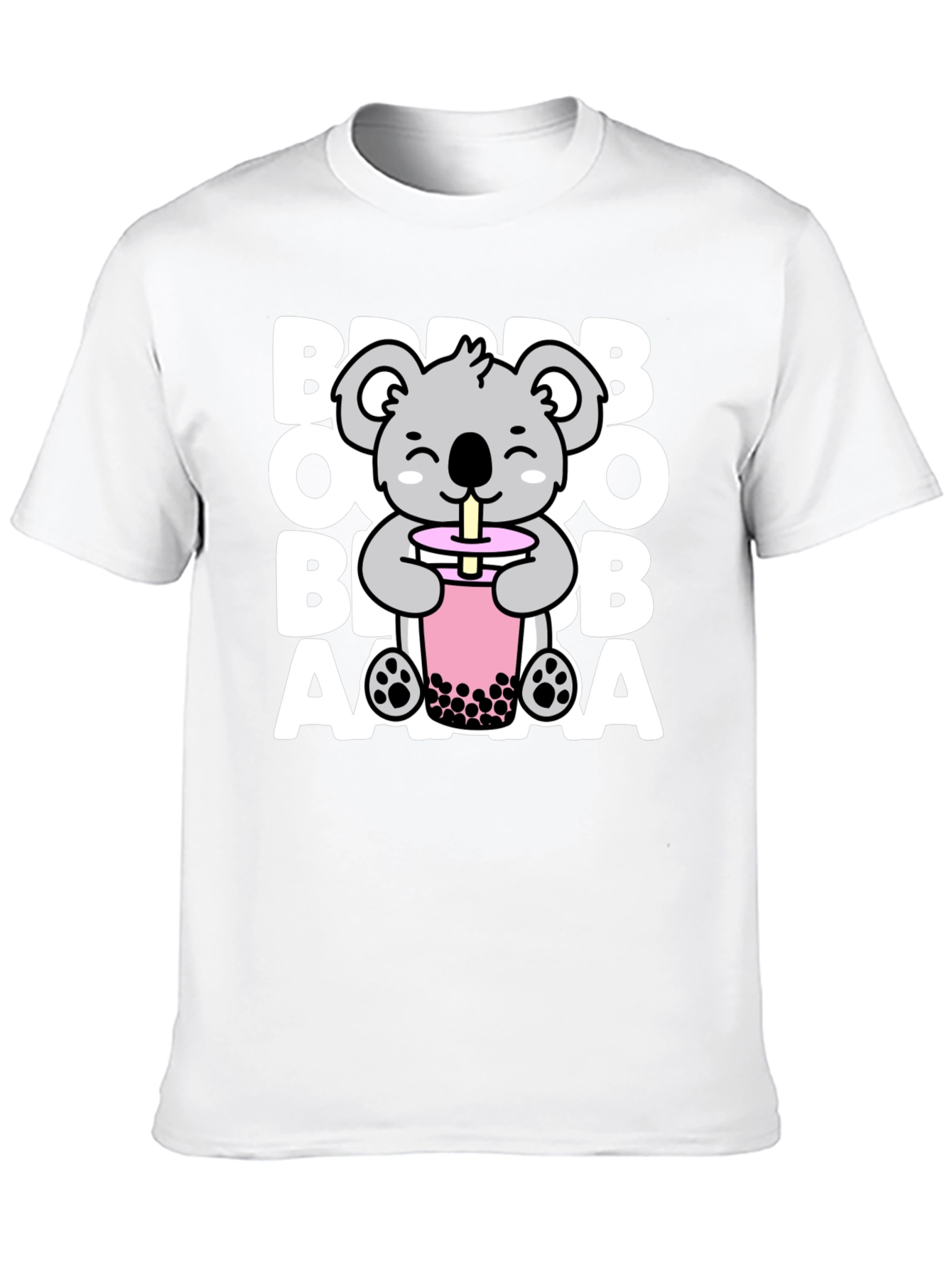Cute Koala Boba Tea Graphic Tee