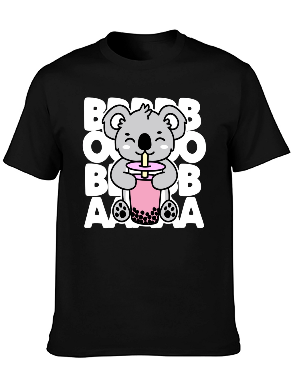 Cute Koala Boba Tea Graphic Tee