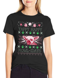 Yappy Happy Howl-idays Dog Ugly Christmas Sweater T-Shirt