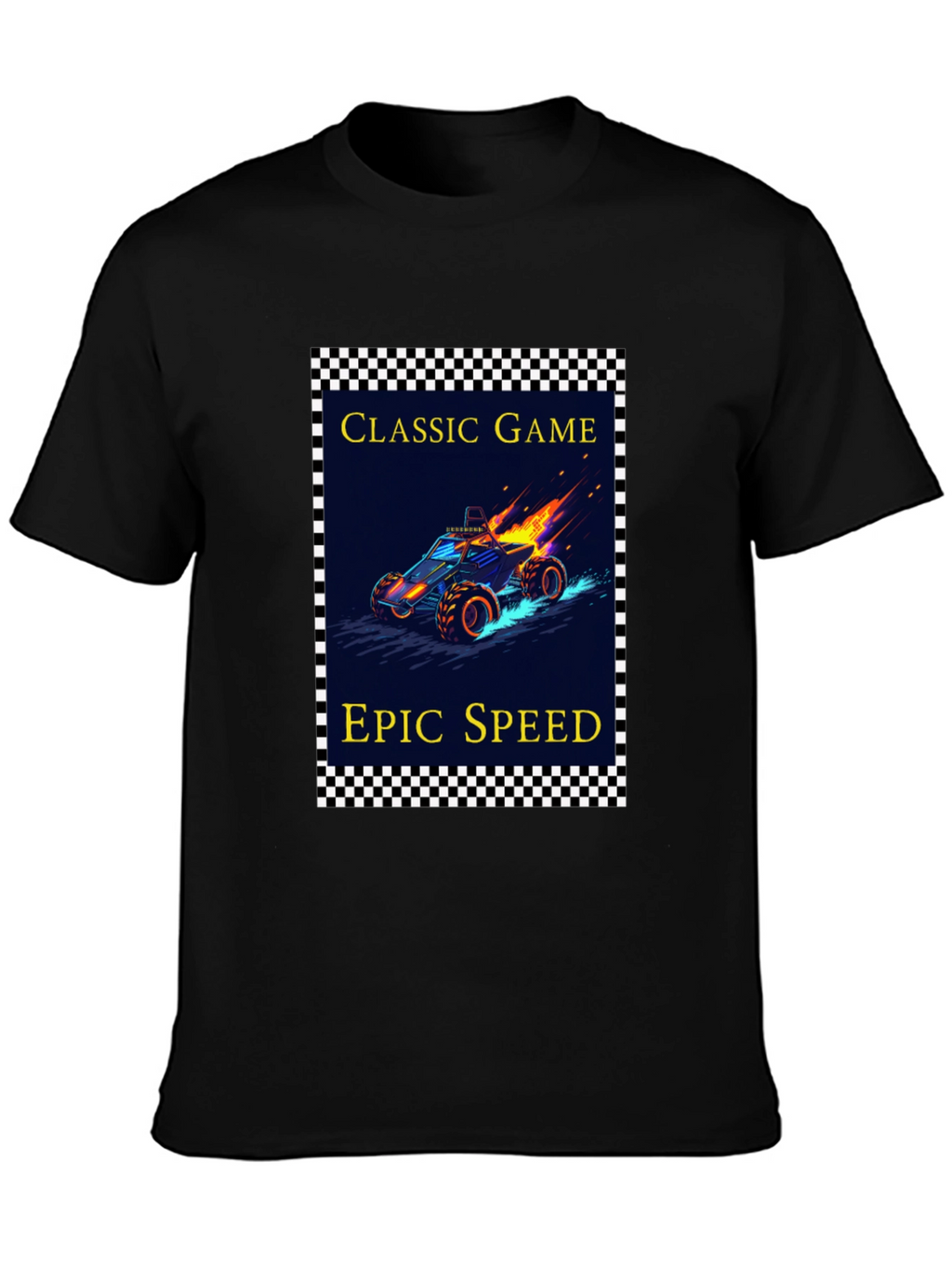 Classic Game Epic Speed Black T-Shirt