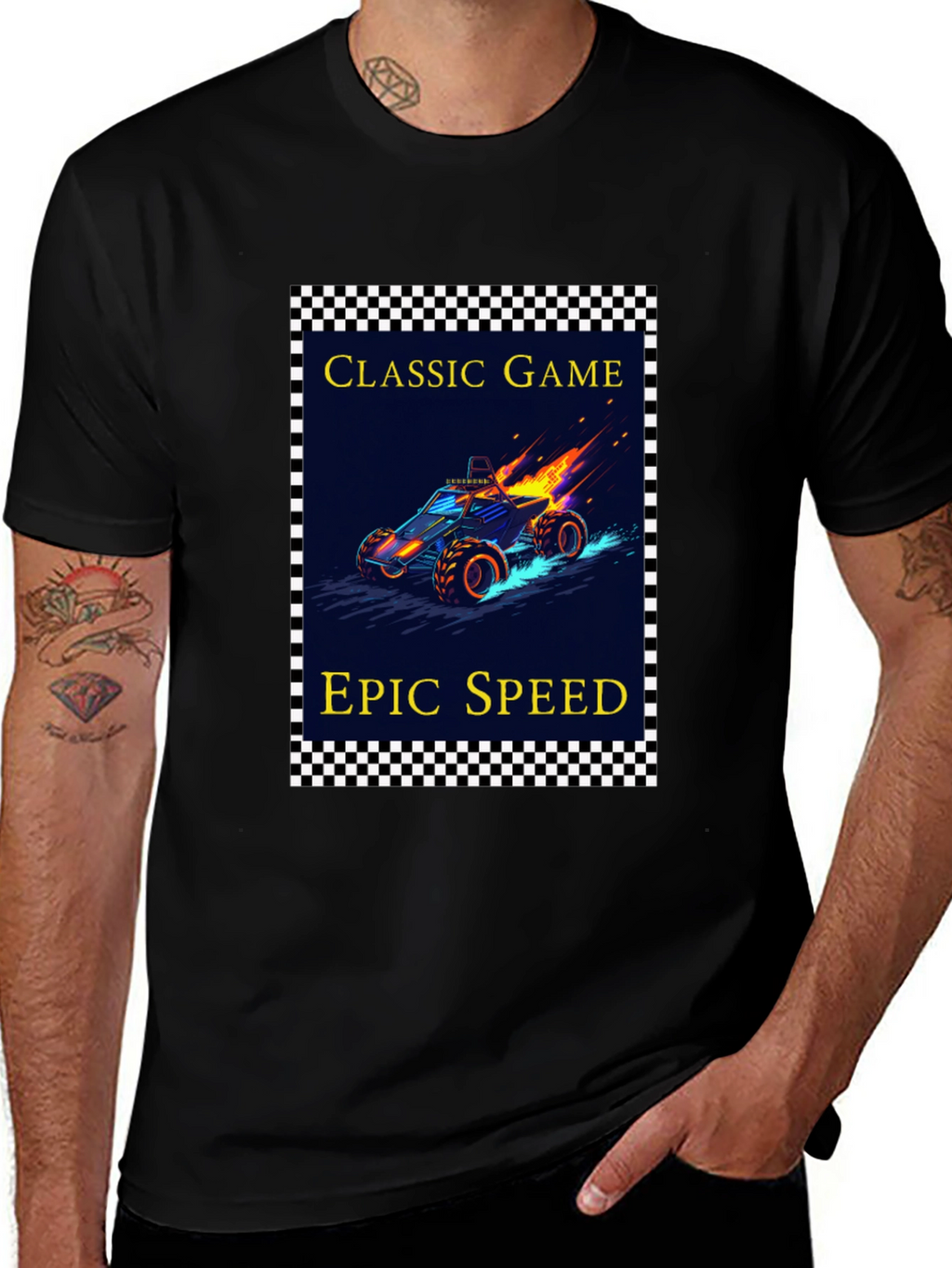 Classic Game Epic Speed Black T-Shirt