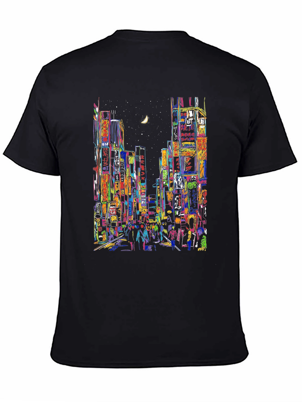 Vibrant Cityscape T-Shirt - Unique Urban Design