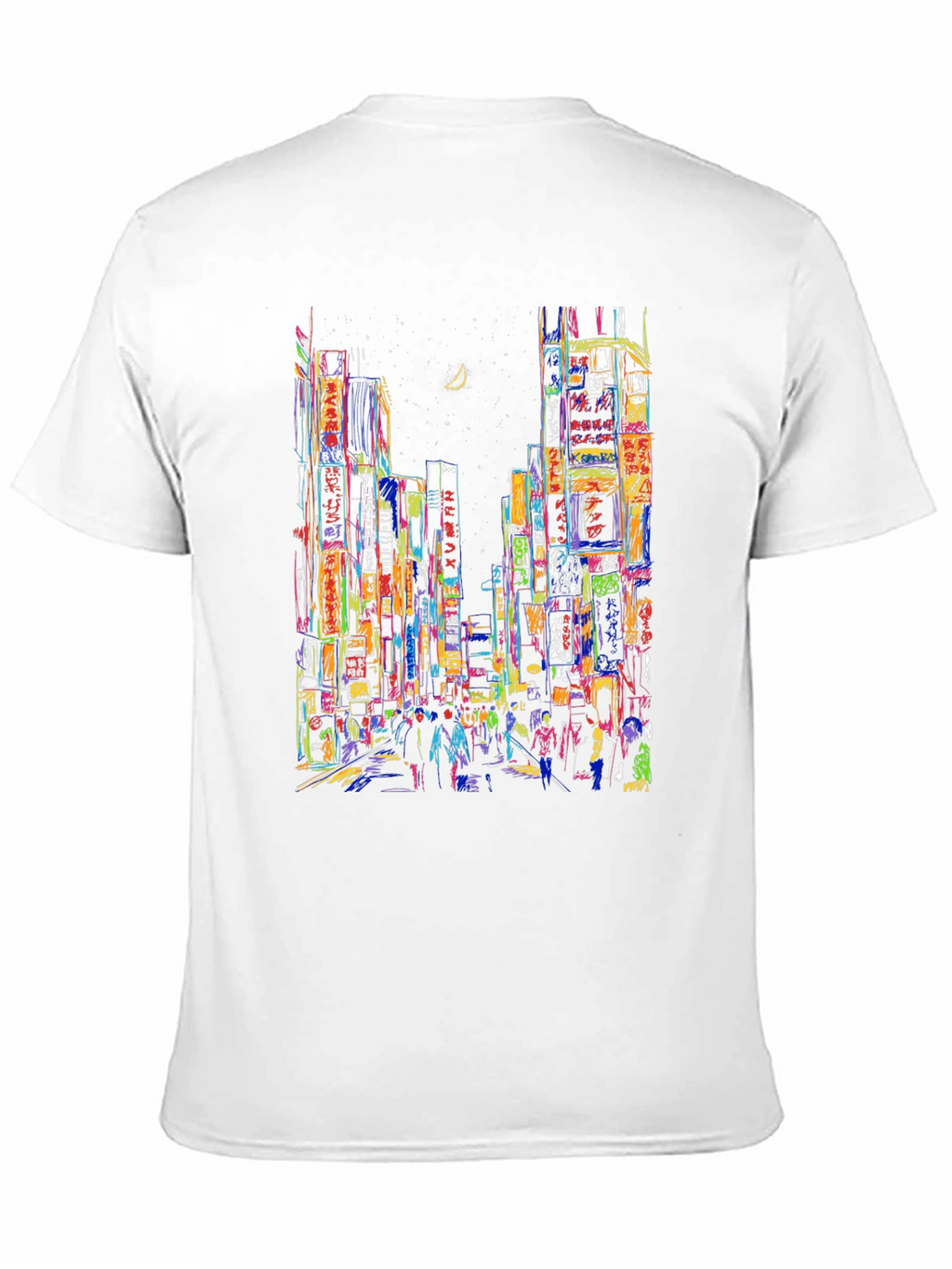Vibrant Cityscape T-Shirt - Unique Urban Design
