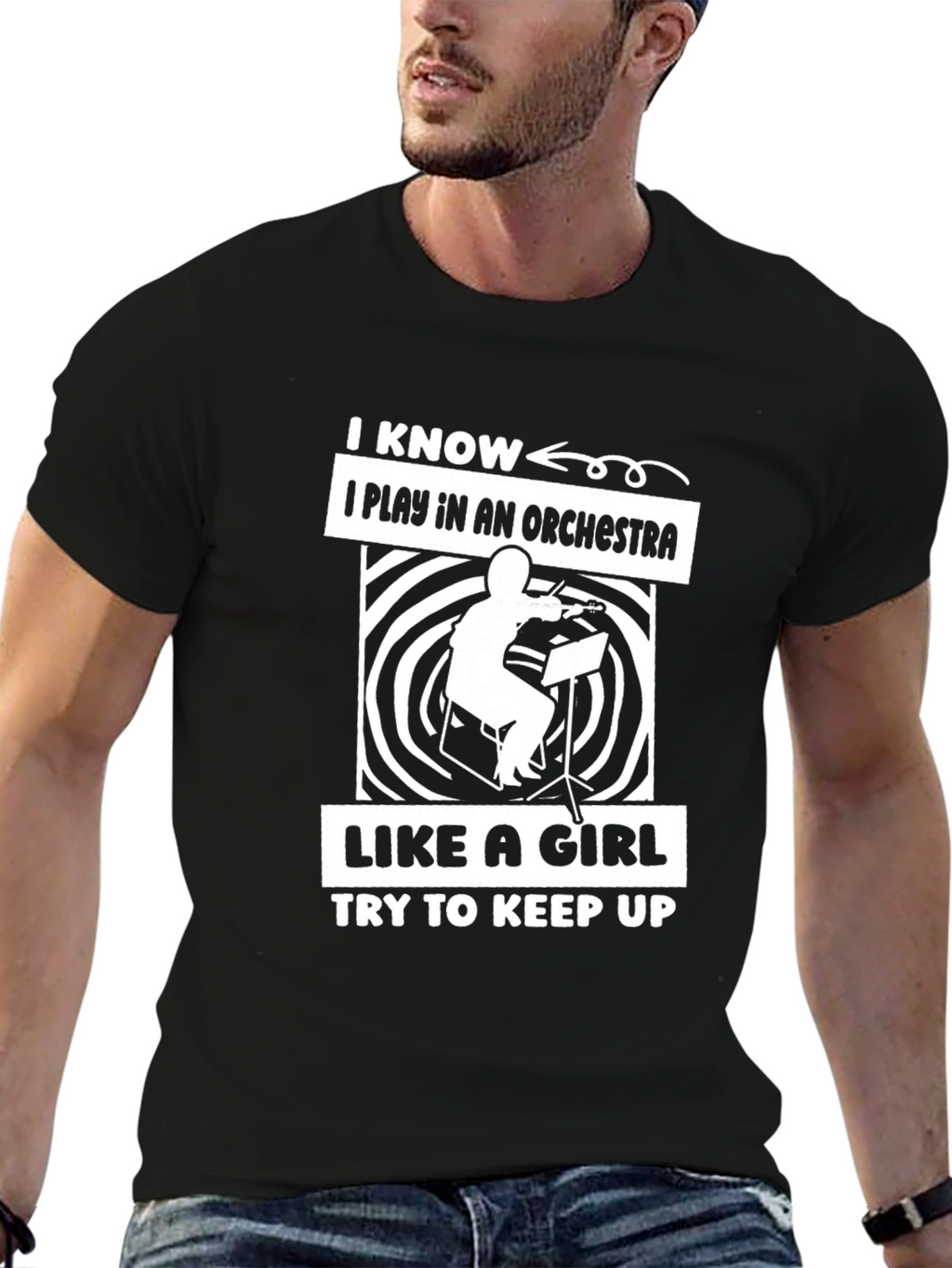 Orchestra Like a Girl Graphic T-Shirt