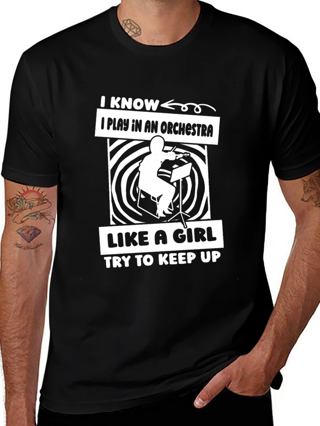 Orchestra Like a Girl Graphic T-Shirt