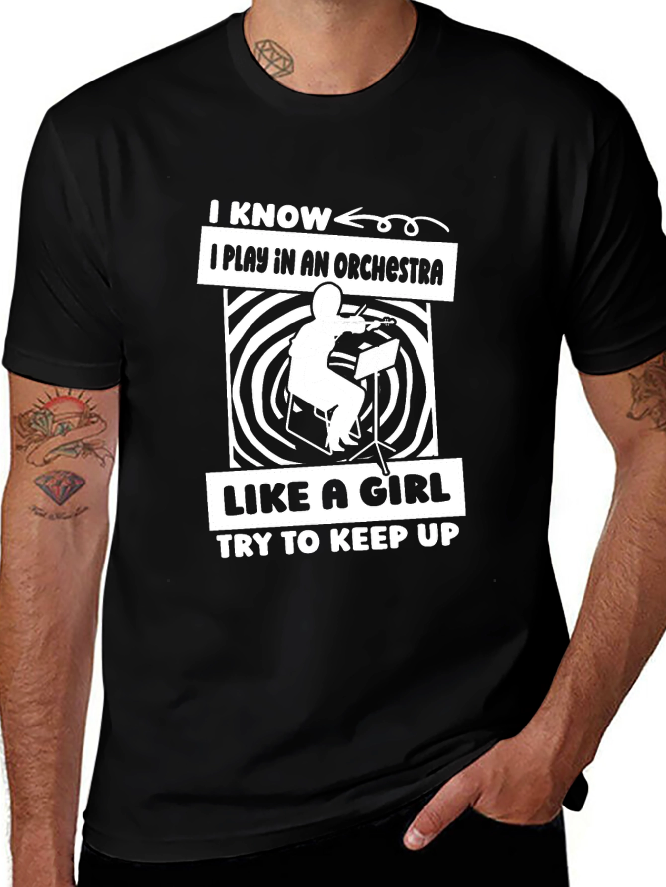 Orchestra Like a Girl Graphic T-Shirt