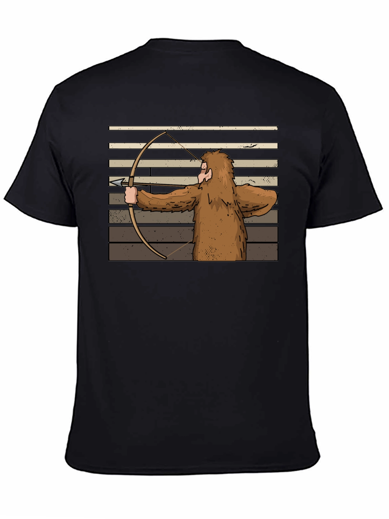 Bigfoot Archer T-Shirt - Funny Cryptozoology Tee