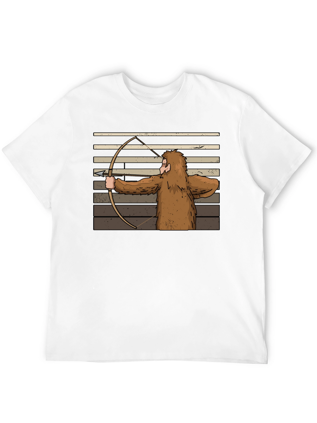 Bigfoot Archer T-Shirt - Funny Cryptozoology Tee