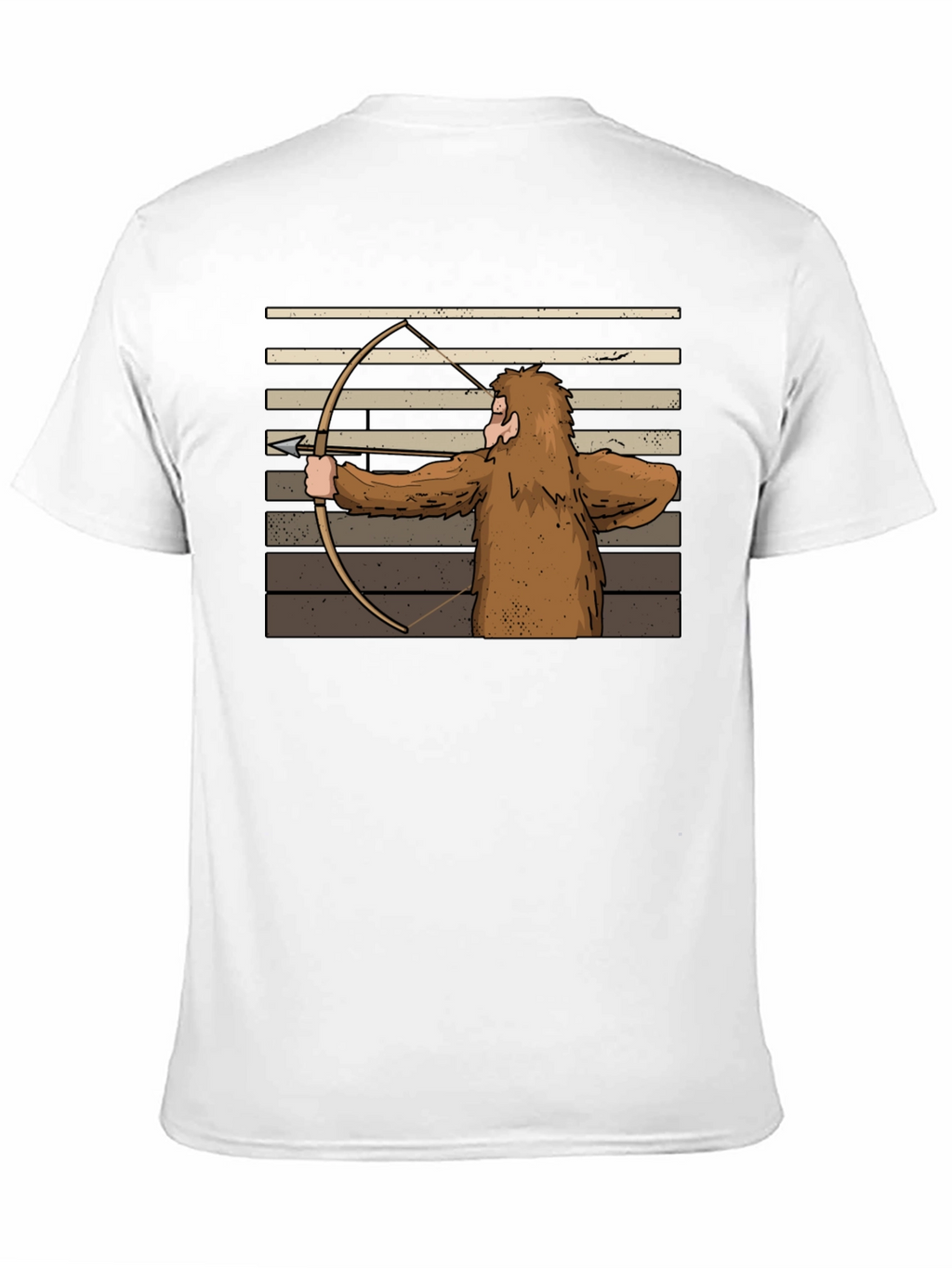 Bigfoot Archer T-Shirt - Funny Cryptozoology Tee