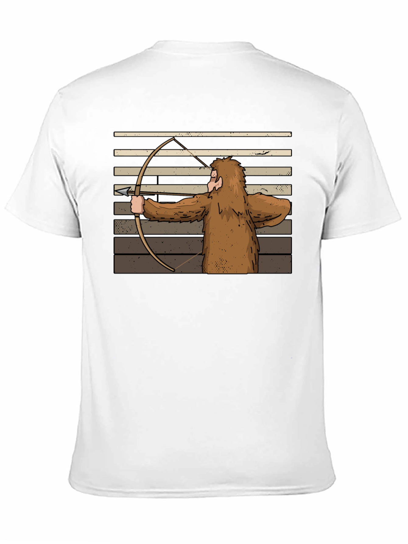 Bigfoot Archer T-Shirt - Funny Cryptozoology Tee
