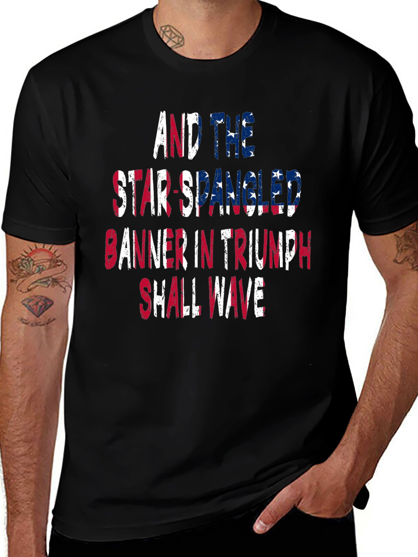Patriotic Star-Spangled Banner T-Shirt