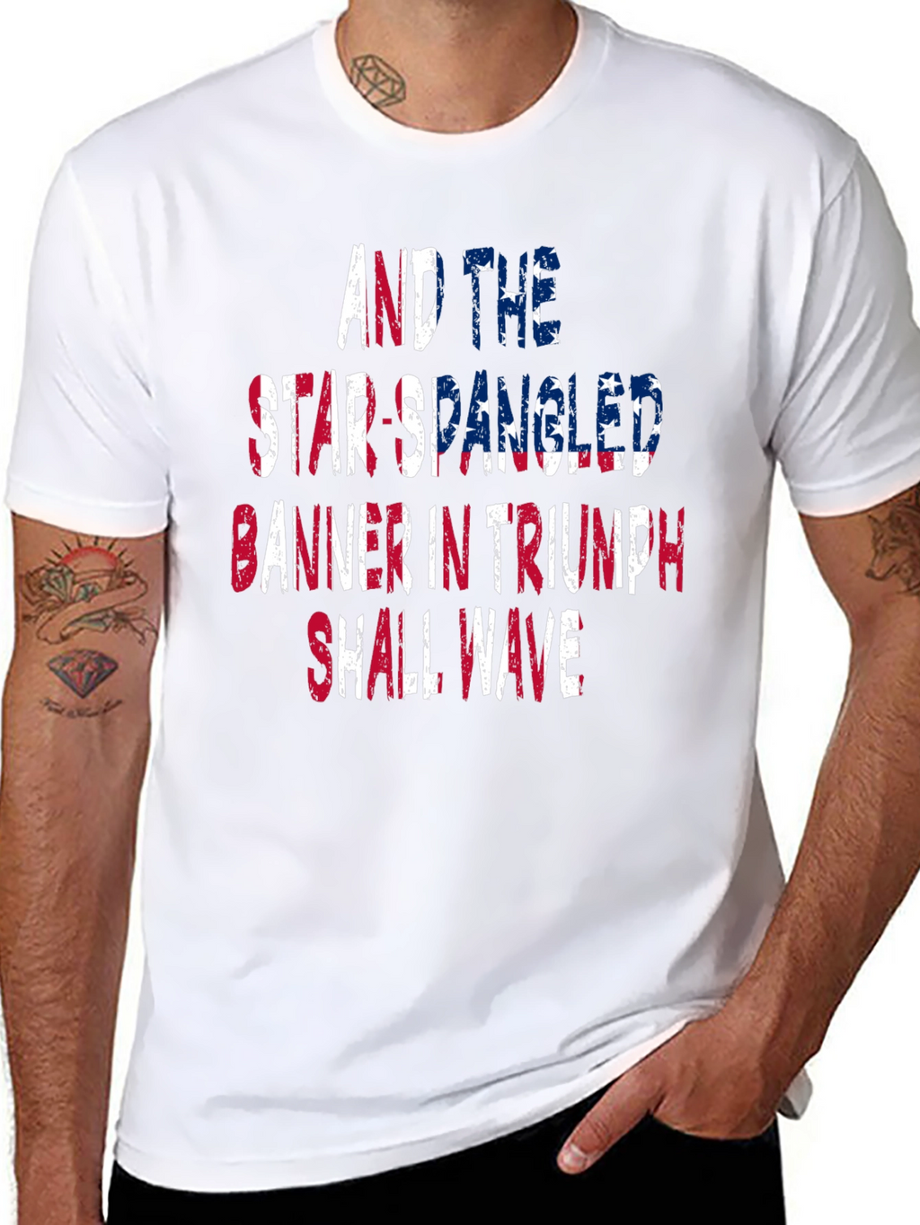Patriotic Star-Spangled Banner T-Shirt