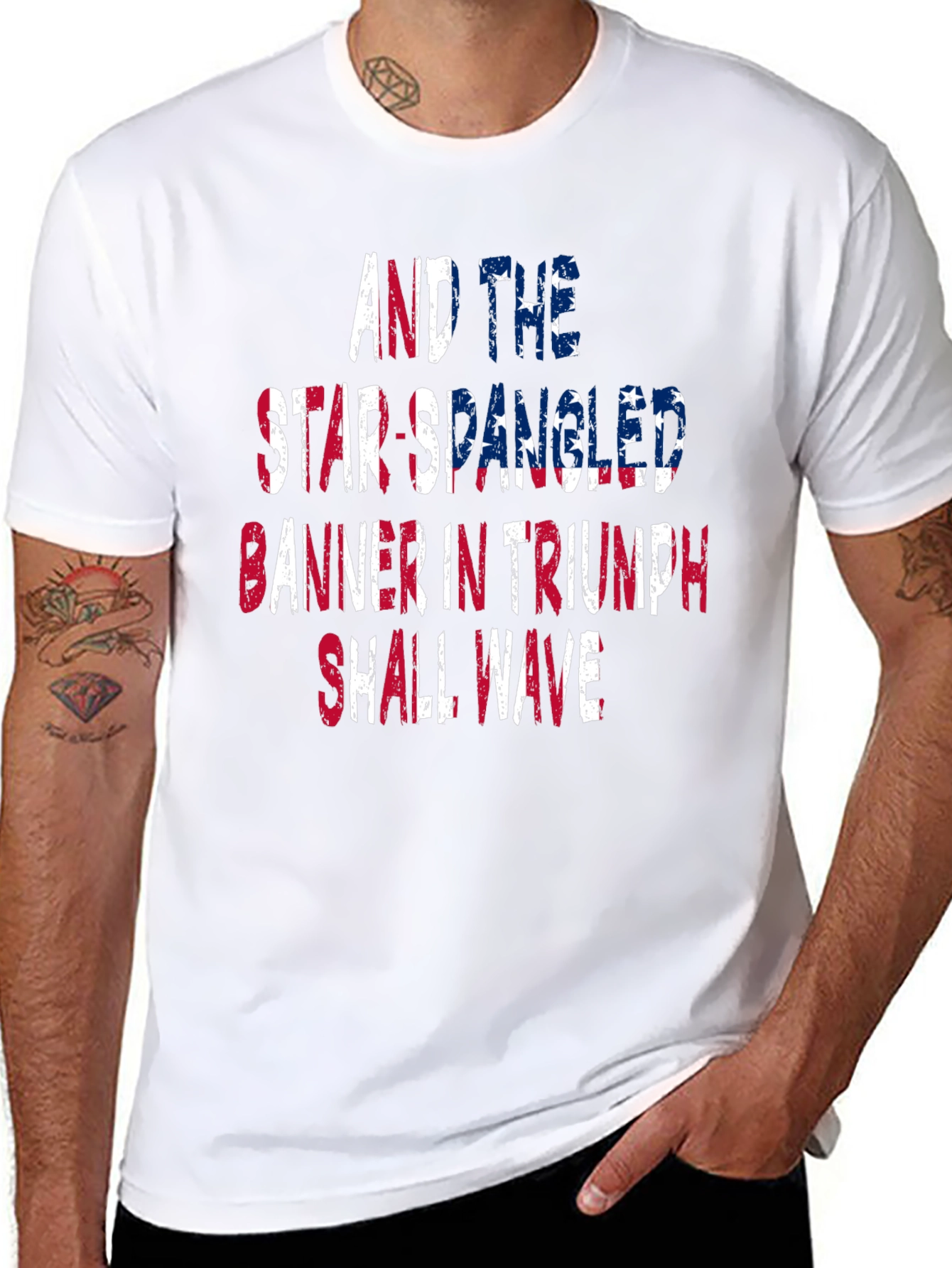 Patriotic Star-Spangled Banner T-Shirt