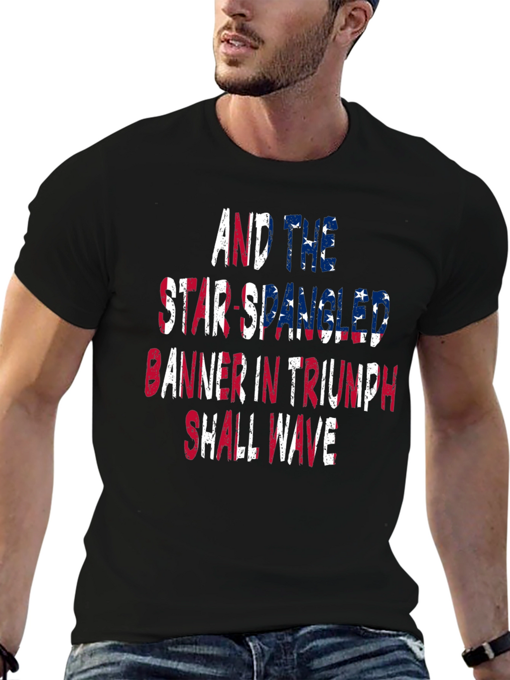Patriotic Star-Spangled Banner T-Shirt