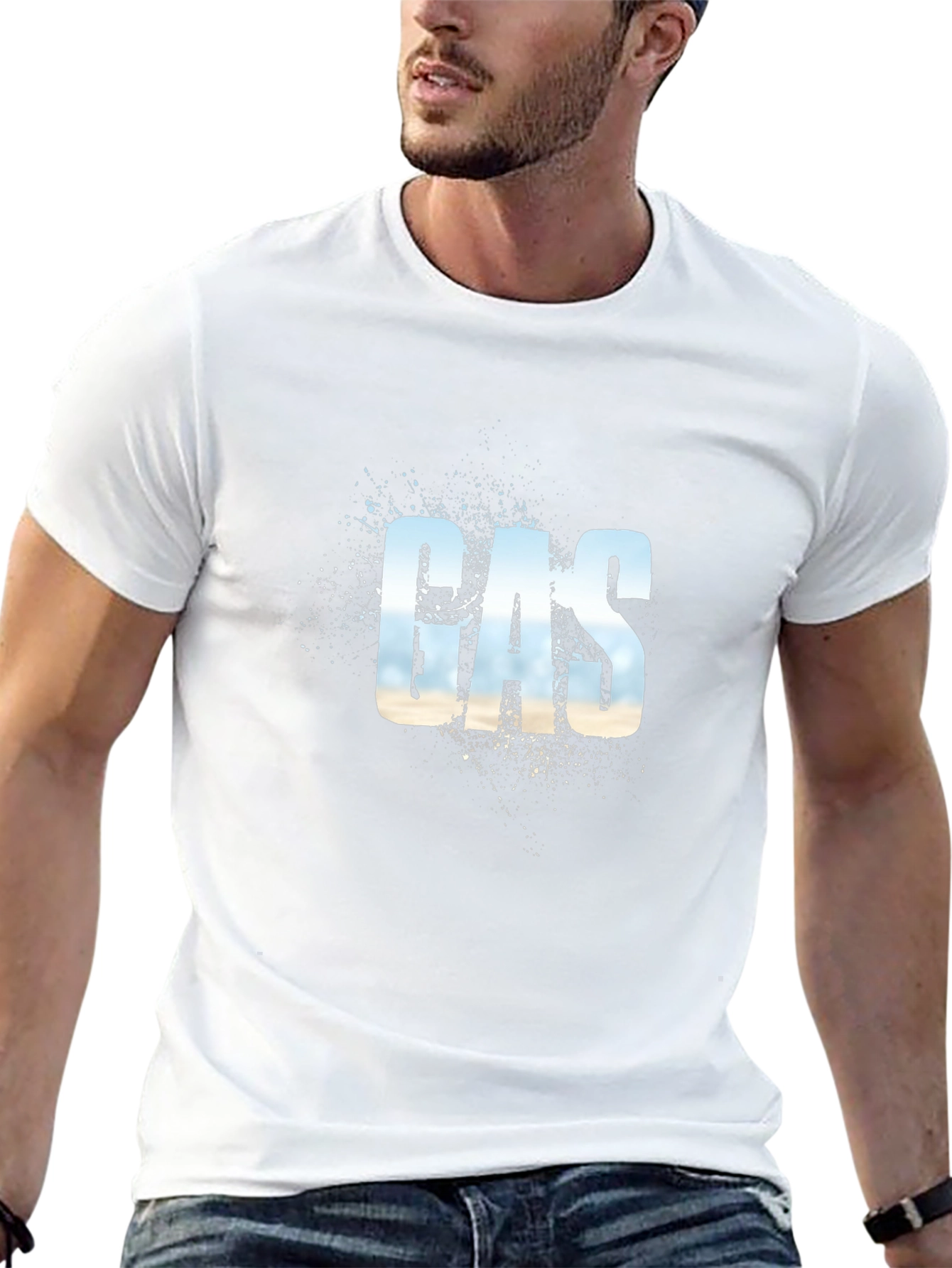 GAS Graphic T-Shirt - Mens Casual Tee