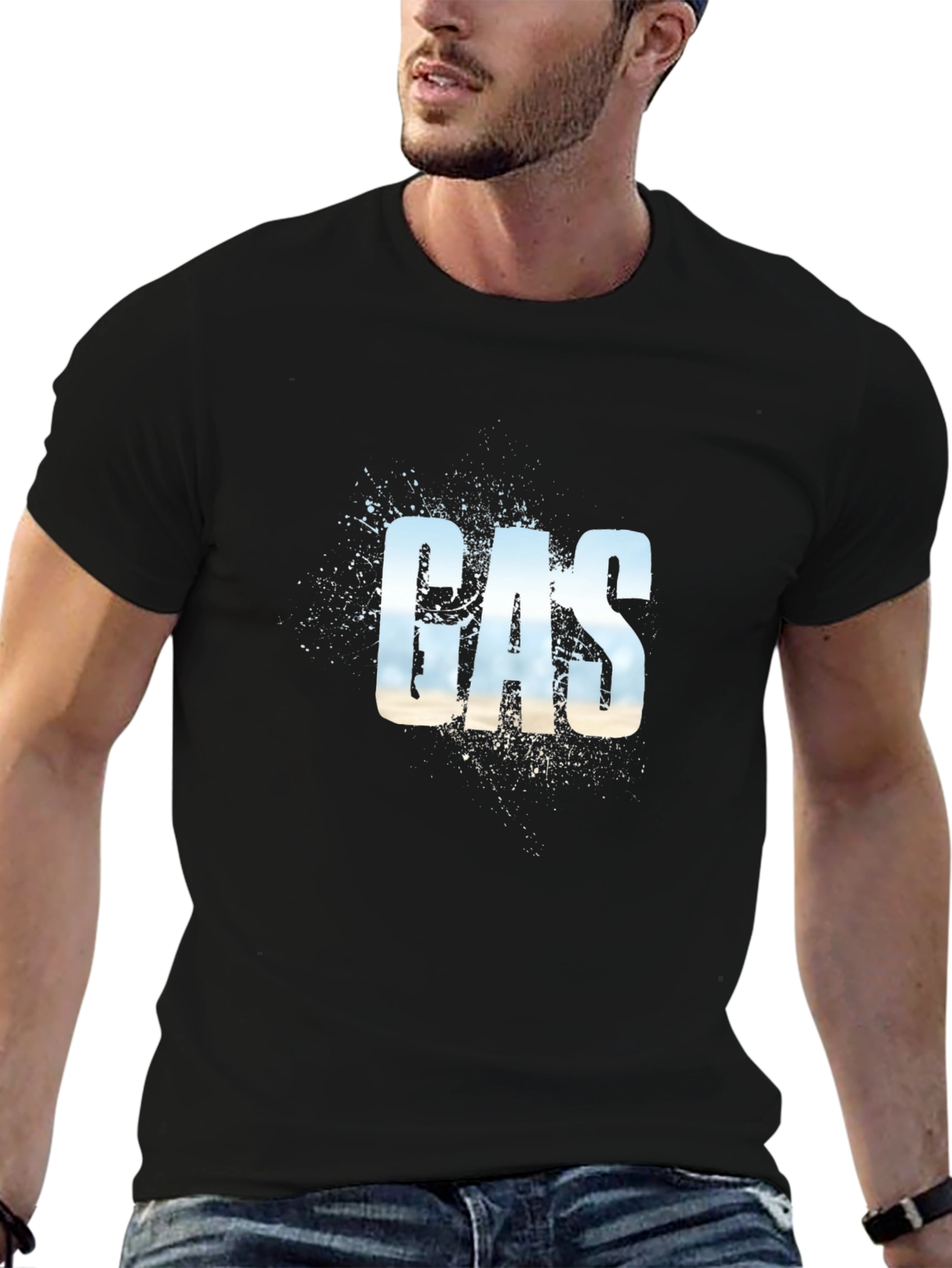 GAS Graphic T-Shirt - Mens Casual Tee
