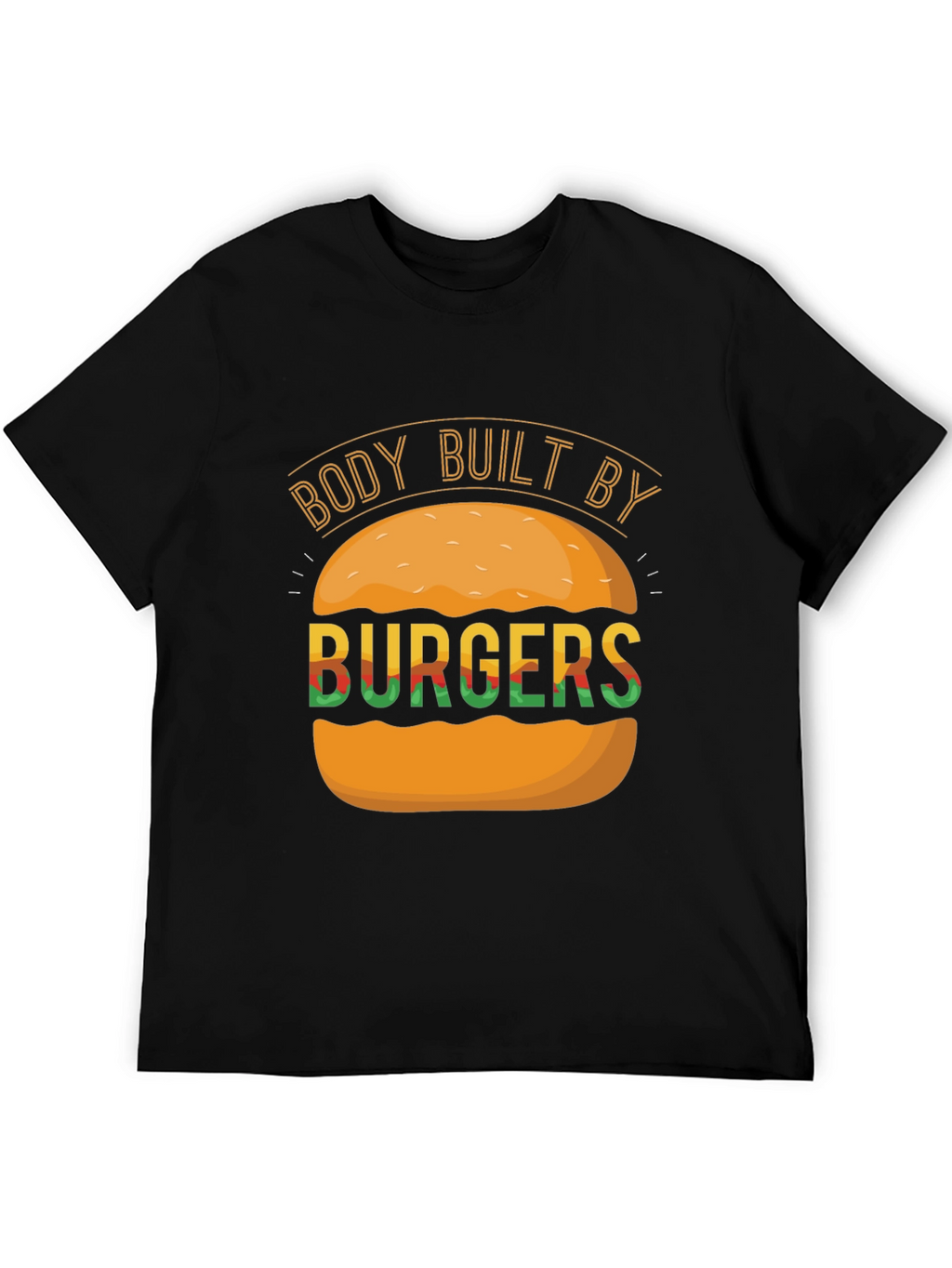 Body Built By Burgers Graphic Tee