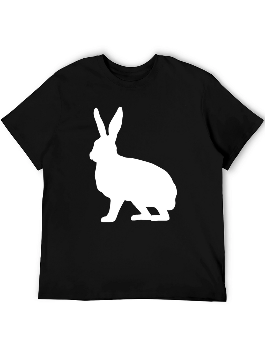 Rabbit Graphic Print Crew Neck T-Shirt