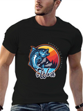 Hooked On Fishing To Work T-Shirt