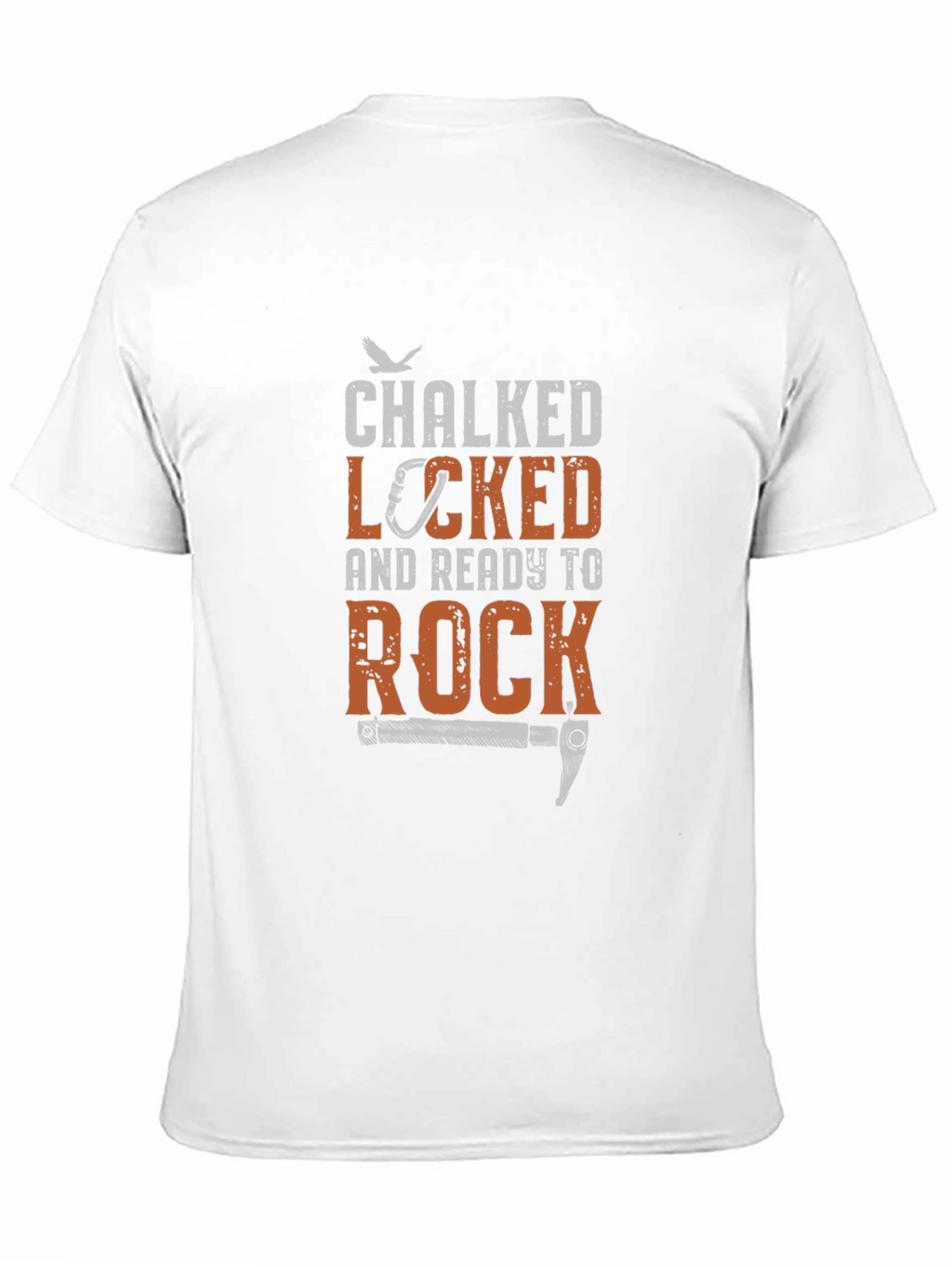 Chalked Locked Ready to Rock Climbing T-Shirt